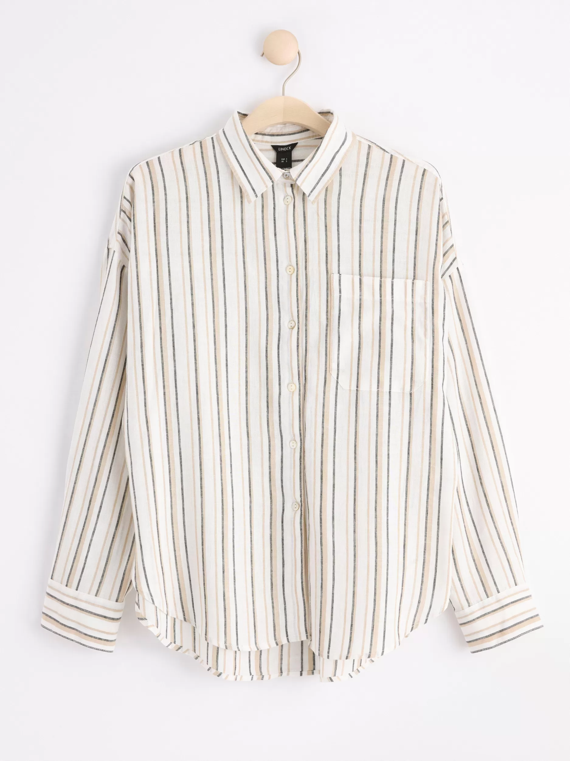 Lindex Bluser & Skjorter<LinSkjørte Light White