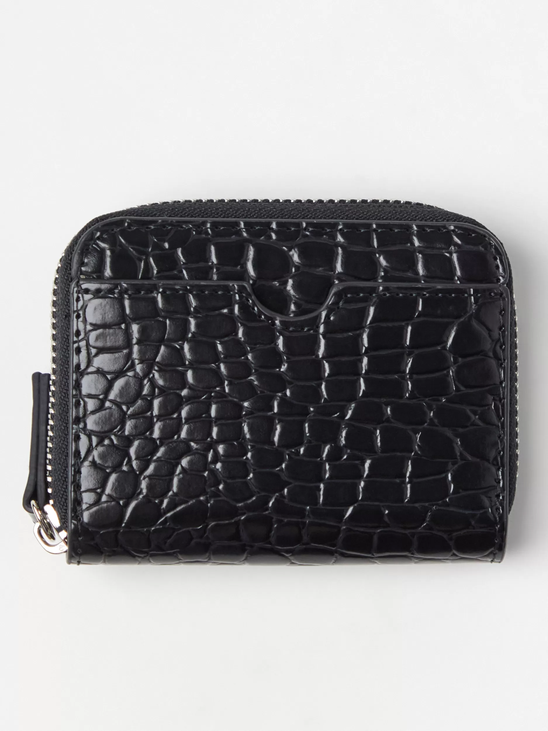 Lindex Vesker<Lommebok Med Krokodillemonster Black