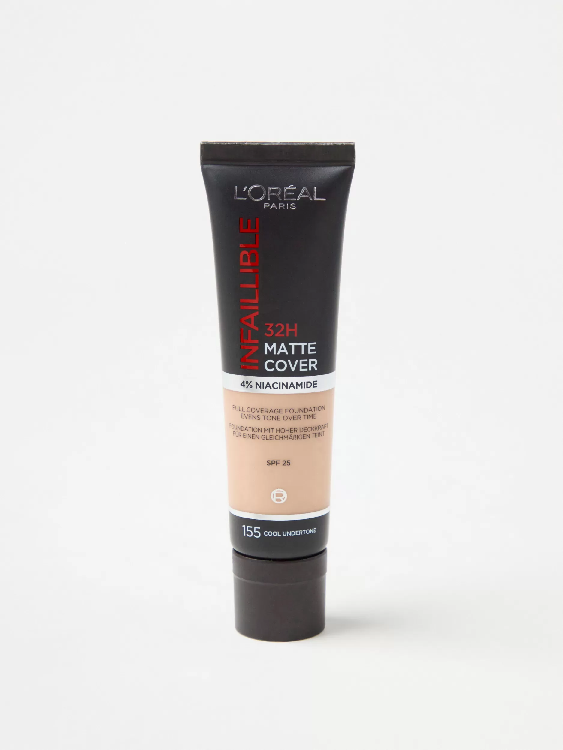 Lindex Foundation<L'Oreal Infaillible 32H Matte Cover Foundation 155 Cool Undertone