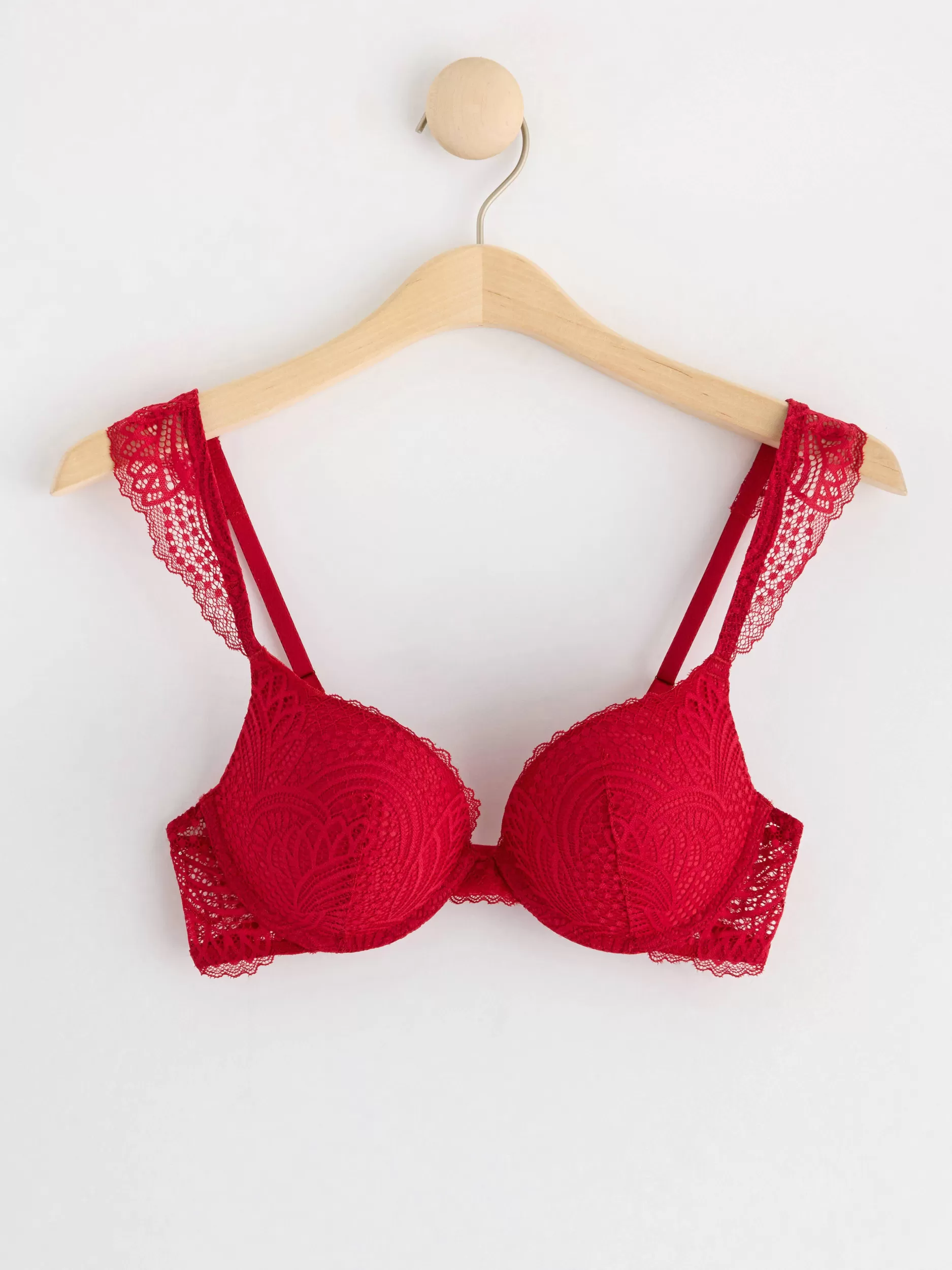 Lindex Bh<Malva Push Up-Bh I Blonde Red