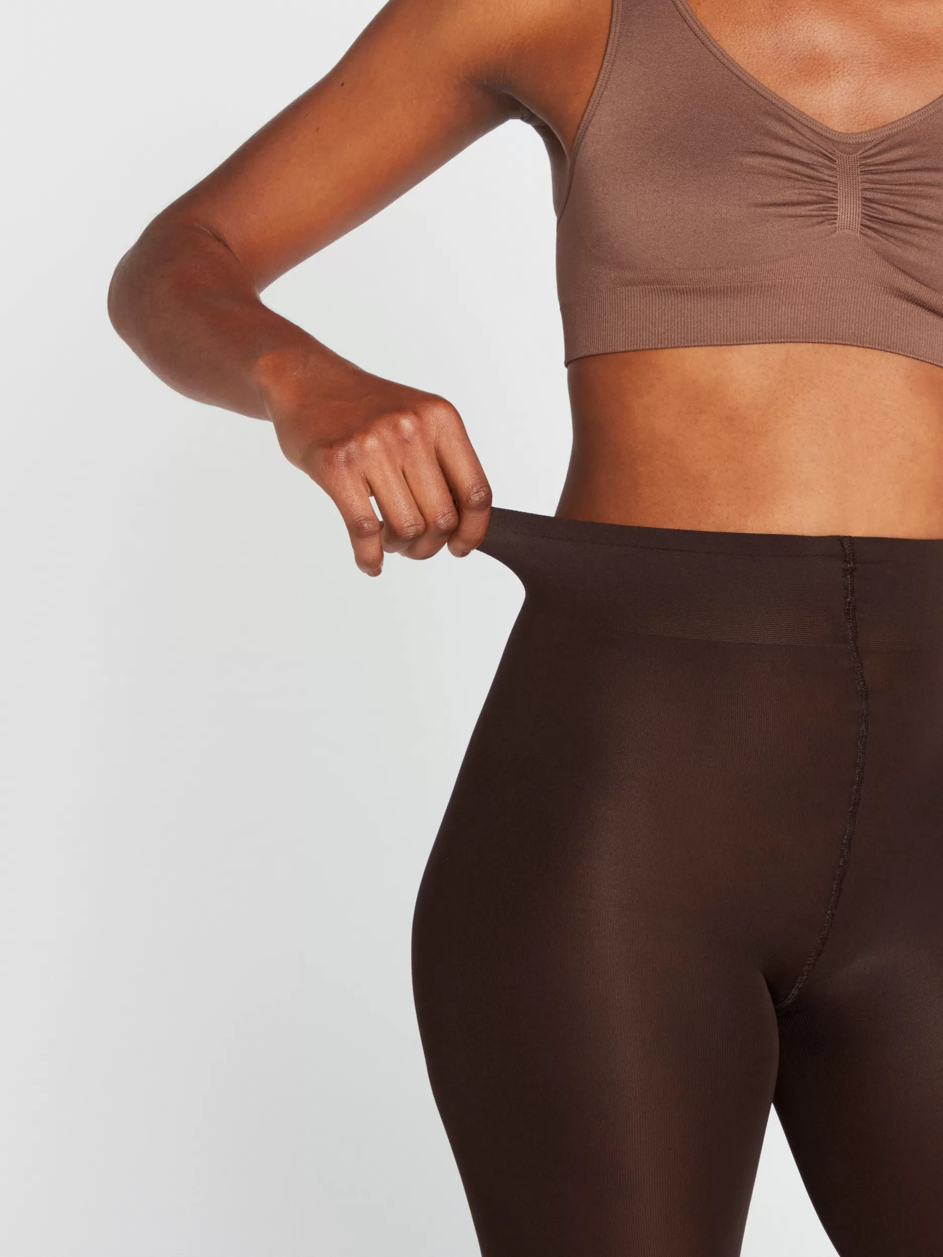 Lindex Strømpebukser Og Leggings<Matt Strompebukse Med Komfortabelt Liv, 80 Denier Dark Brown