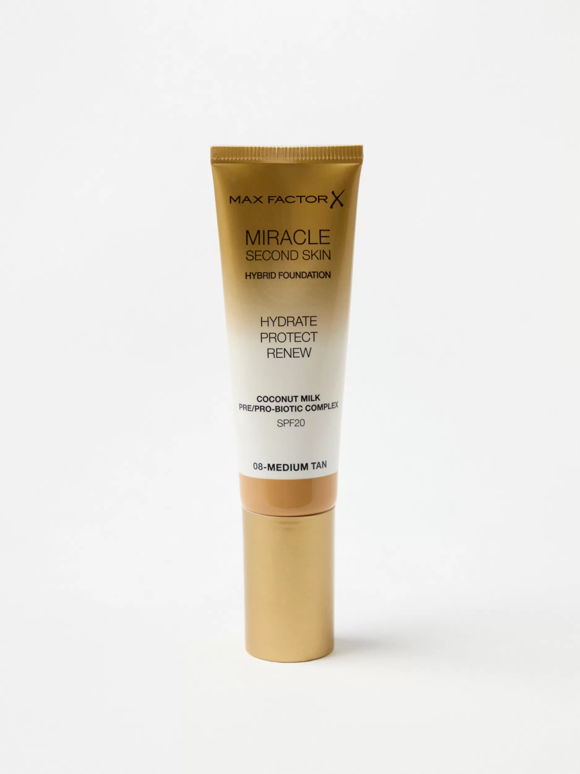 Lindex Foundation<Max Factor Miracle Second Skin Foundation 008 Medium Tan