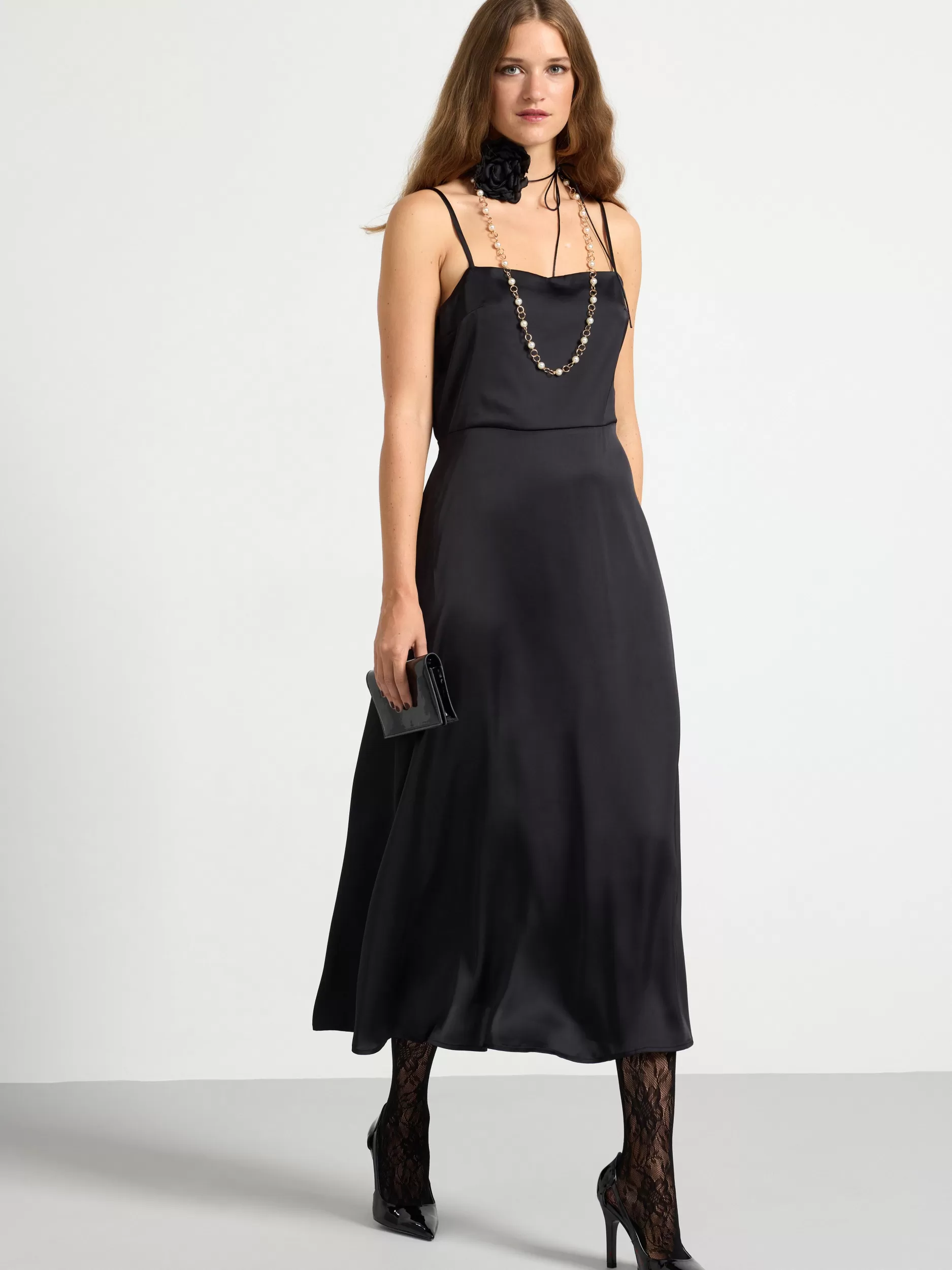 Lindex Kjoler<Maxikjole I Sateng Black