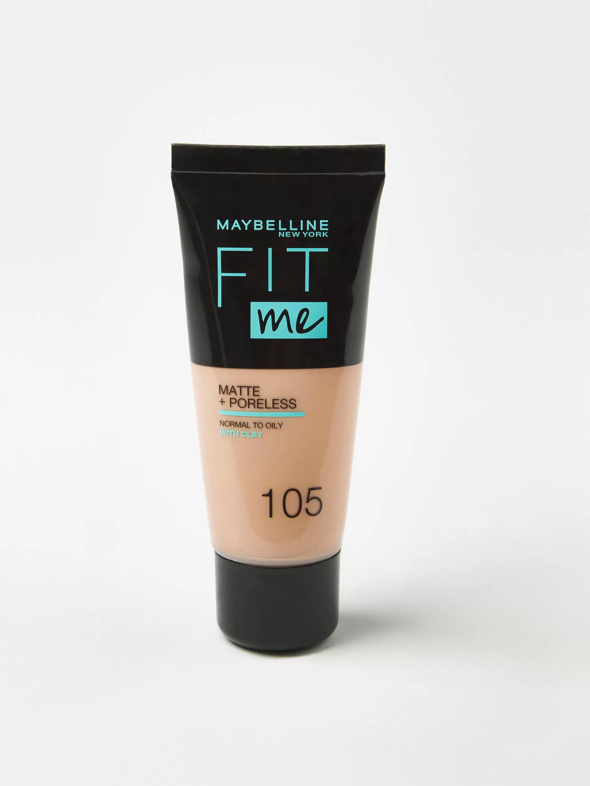 Lindex Foundation<Maybelline Fit Me Matte + Poreless Foundation 105 Natural Ivory
