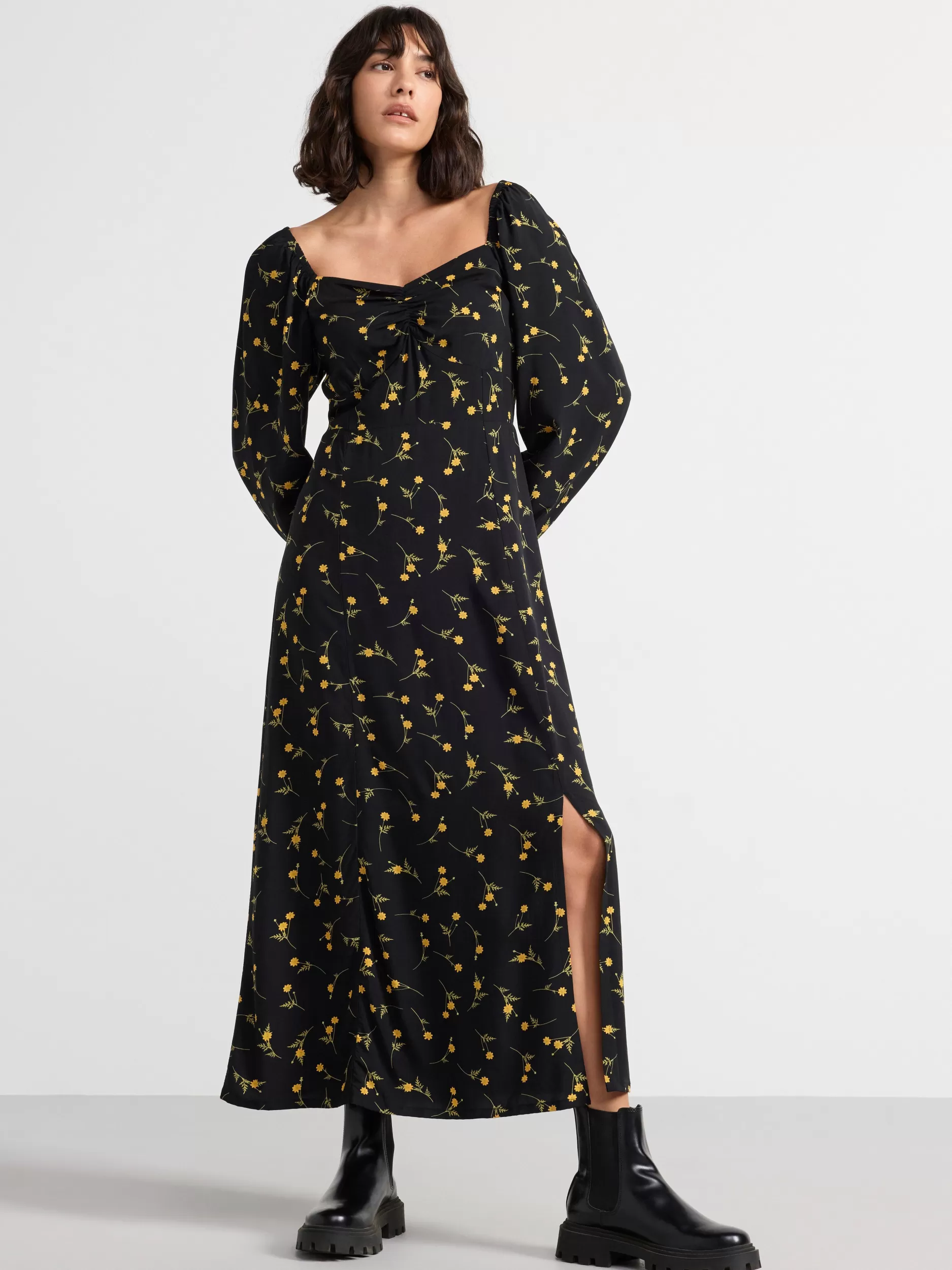 Lindex Kjoler<Midikjole Black