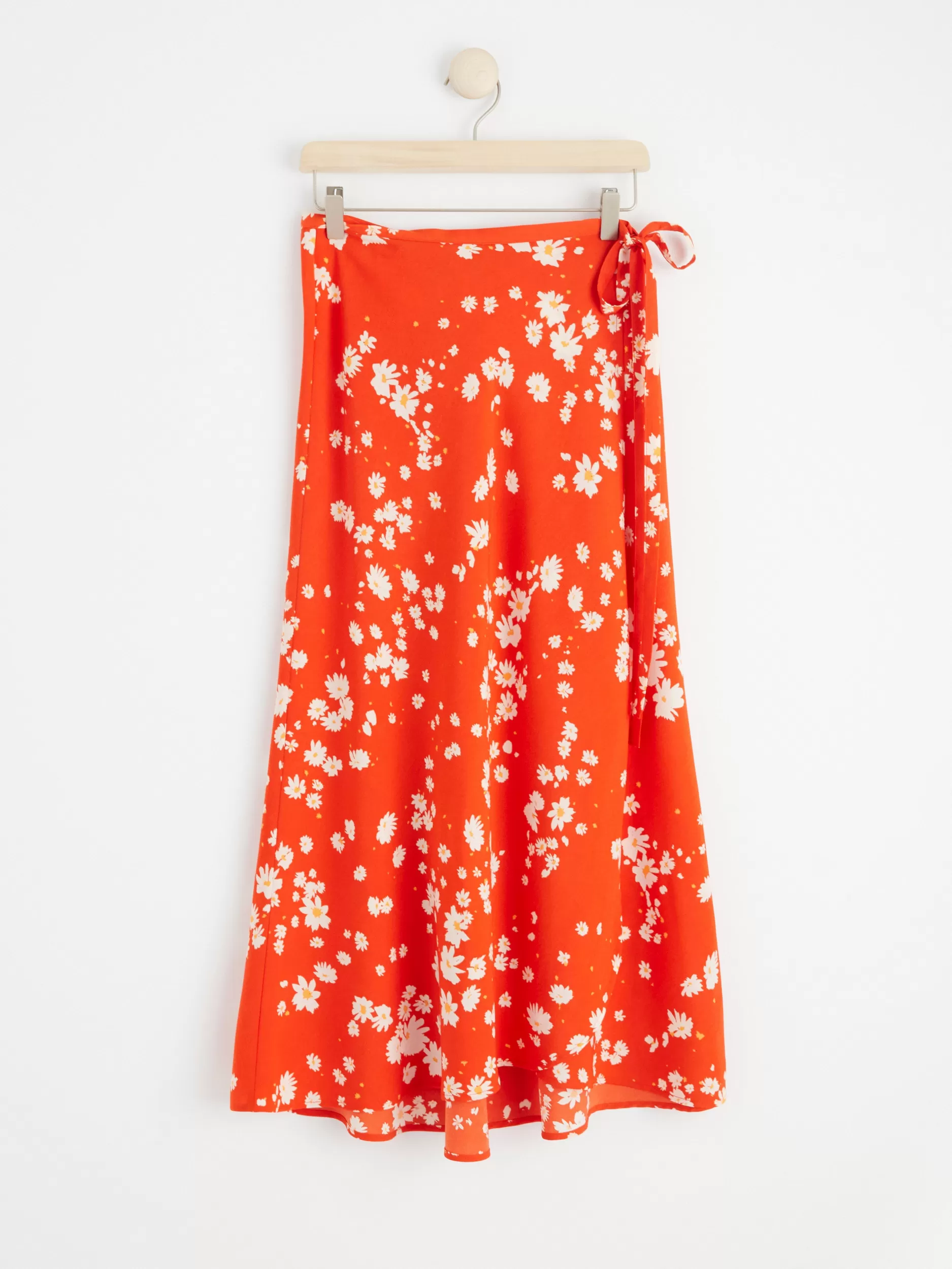 Lindex Skjørt<MidiomslagsSkjørt Orange