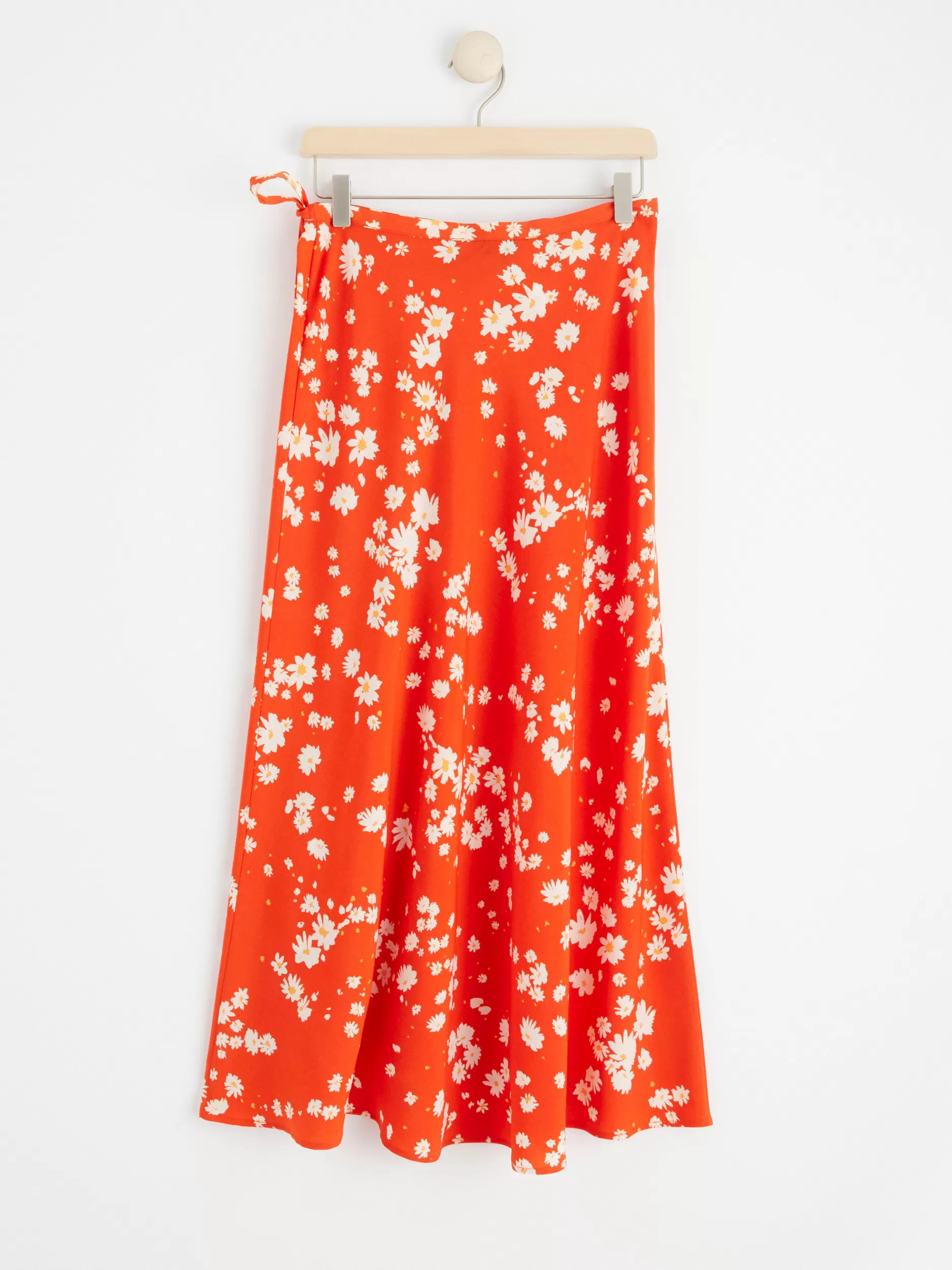 Lindex Skjørt<MidiomslagsSkjørt Orange