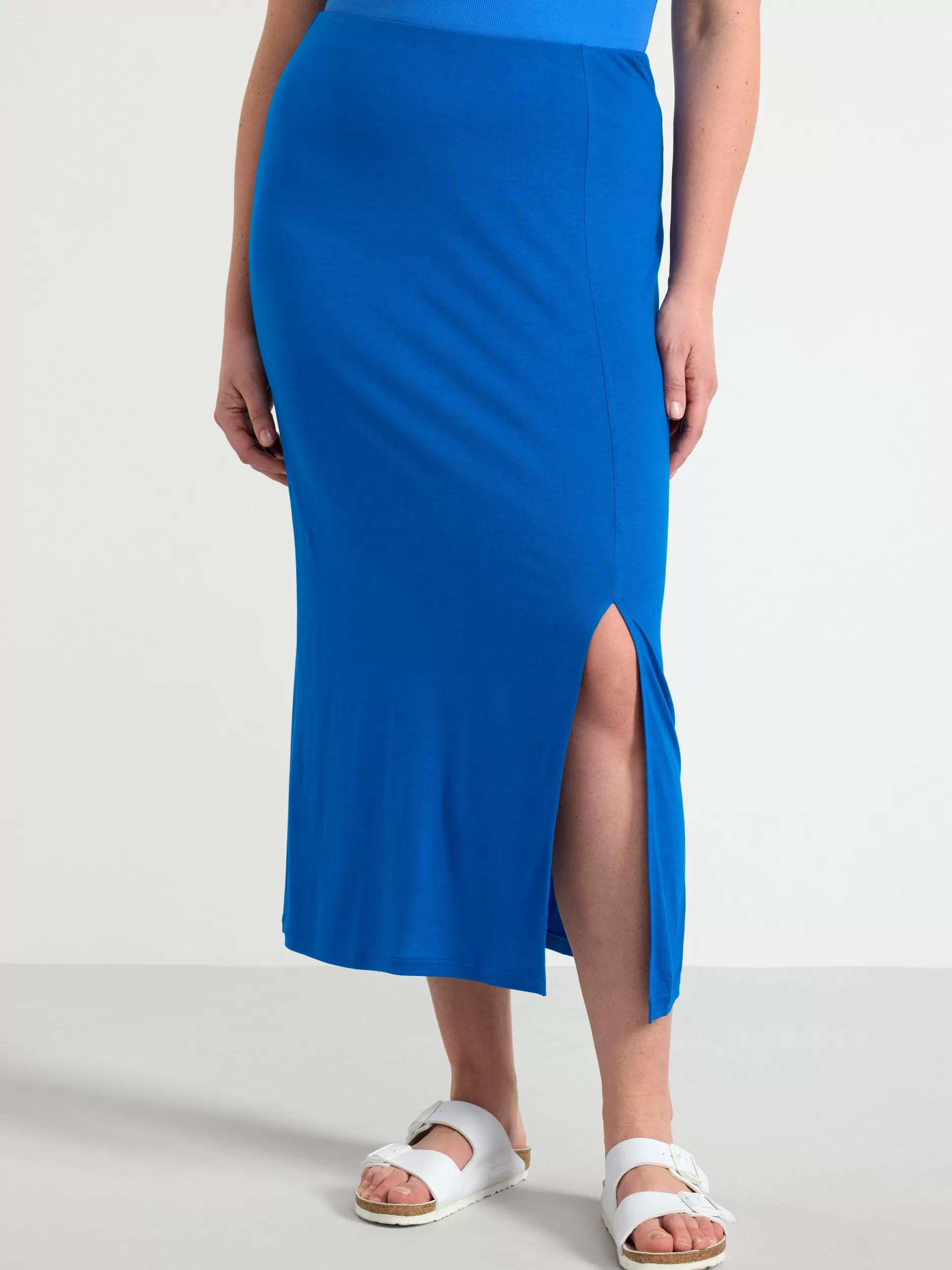 Lindex Skjørt<MidiSkjørt Blue