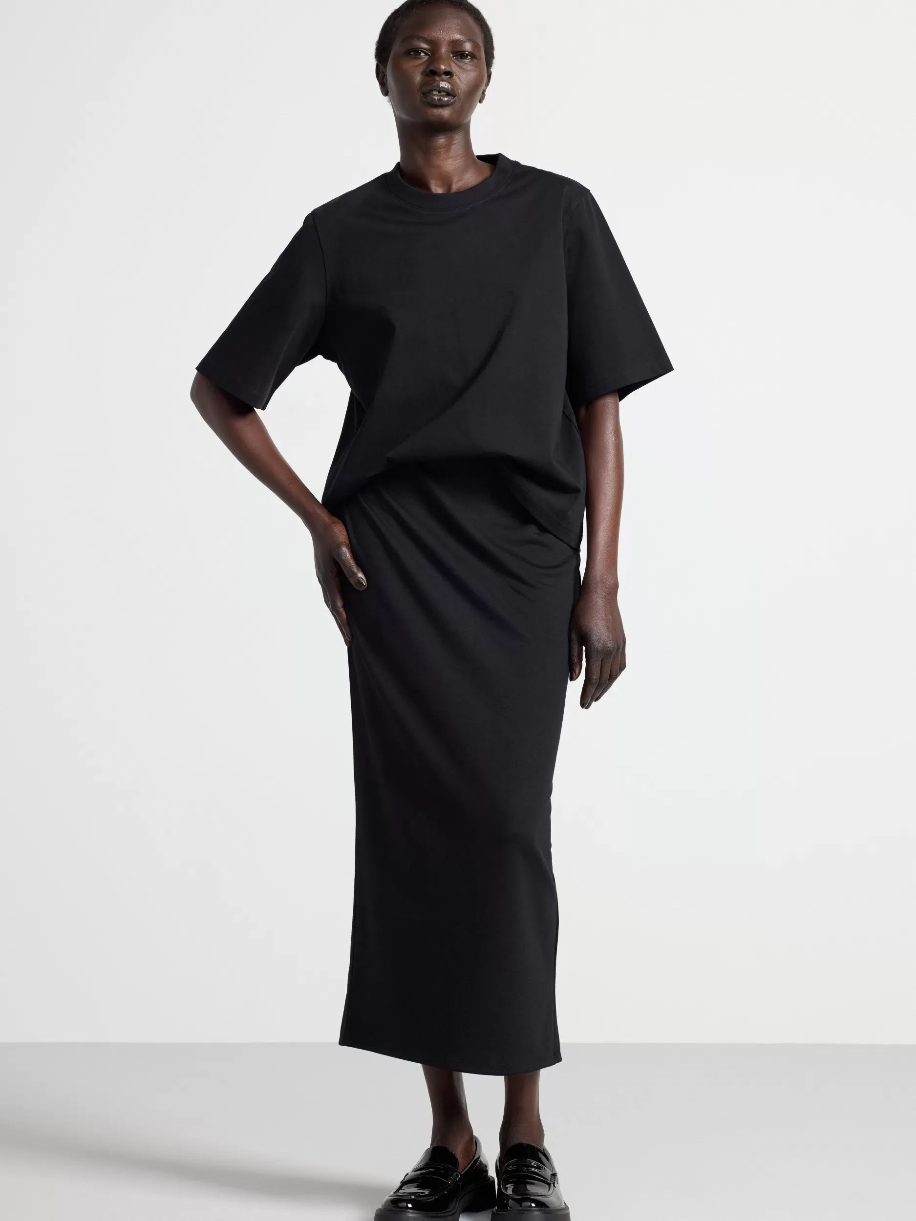 Lindex Skjørt<MidiSkjørt Black