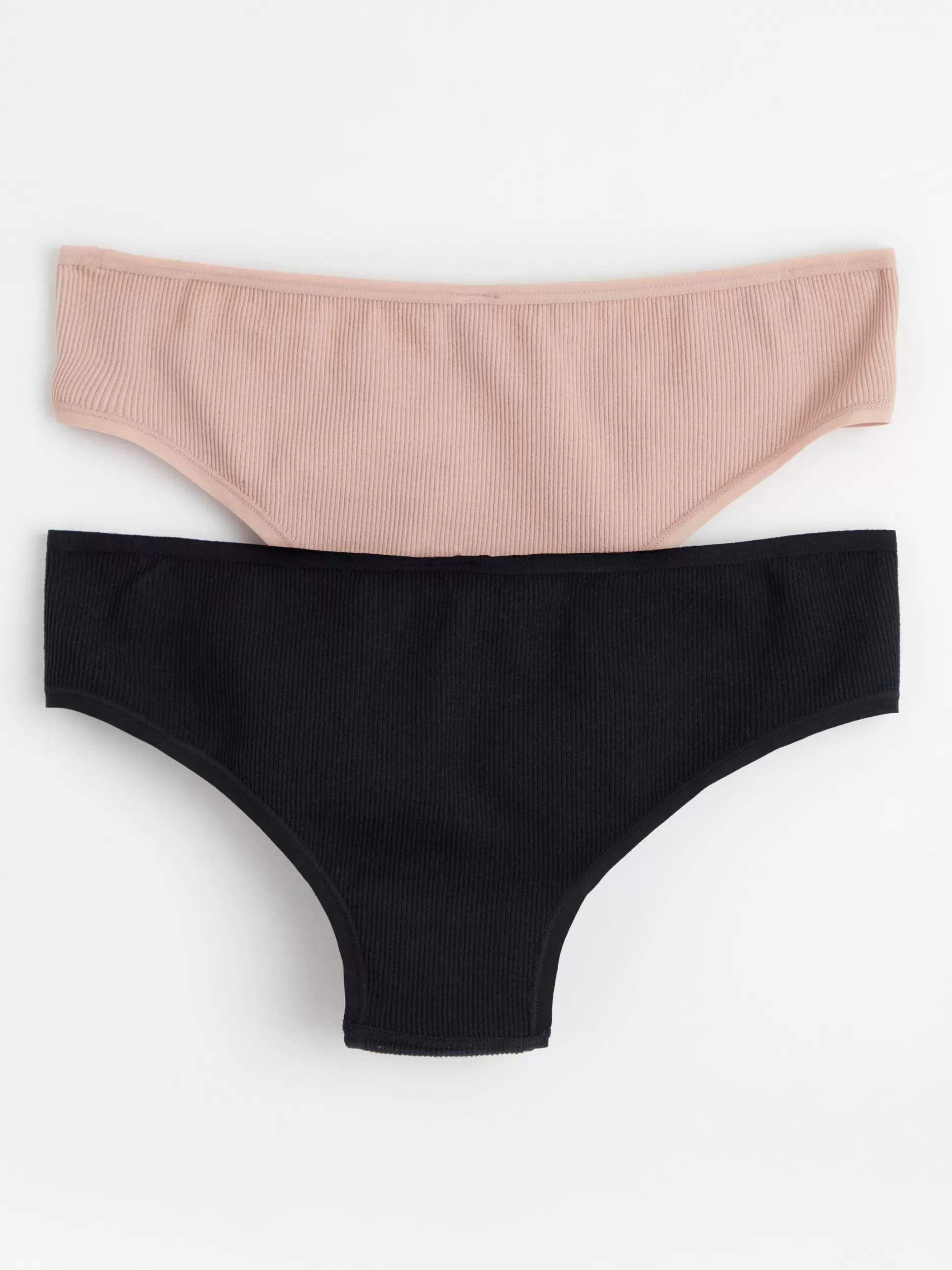 Lindex Mammaundertøy<Mom 2-Pakning Med Ribbestrikkede, Somlose Truser Light Dusty Pink