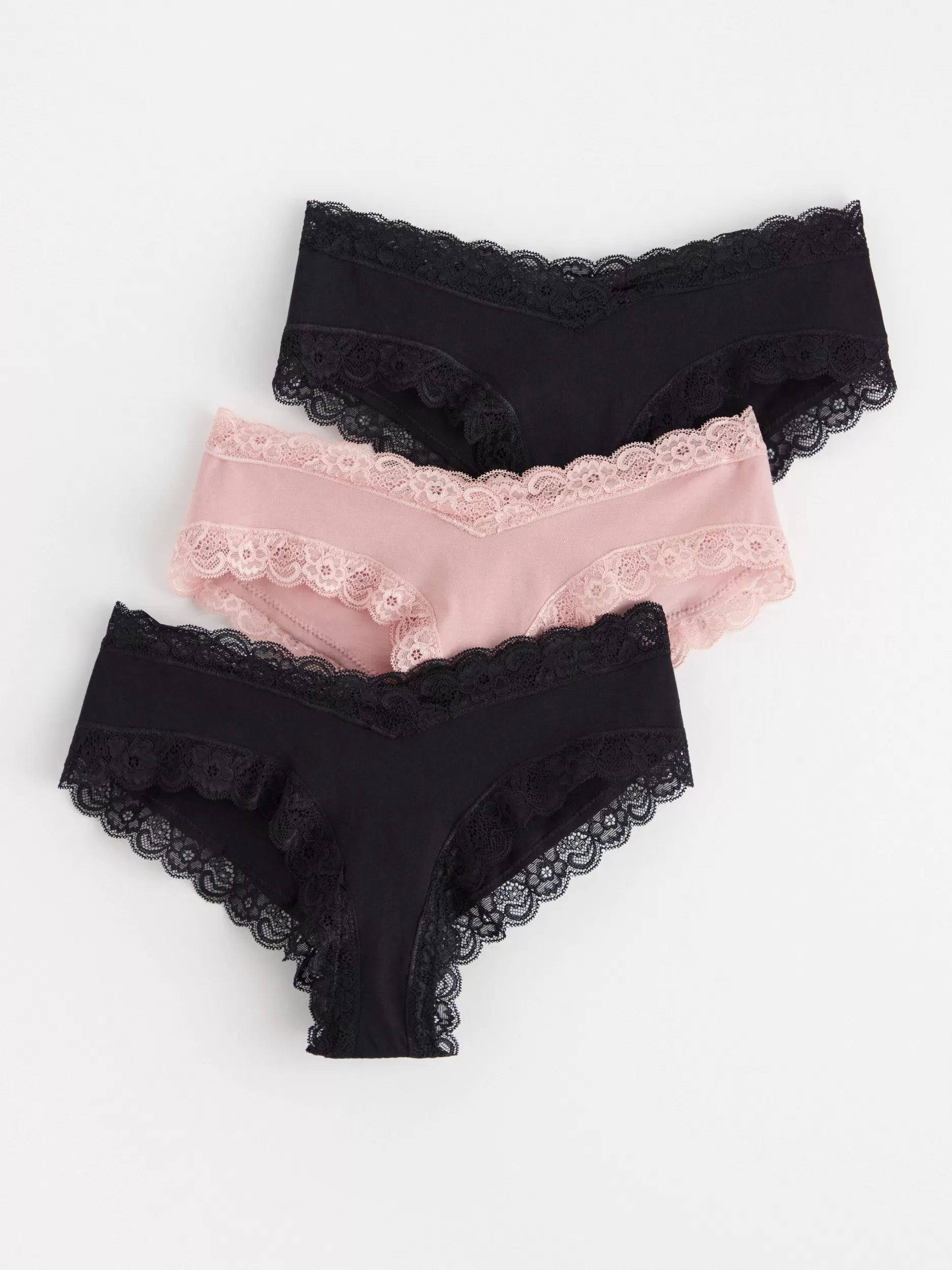 Lindex Mammaundertøy<Mom 3-Pakning Med Brasilianske Truser Med Lavt Liv Dusty Pink