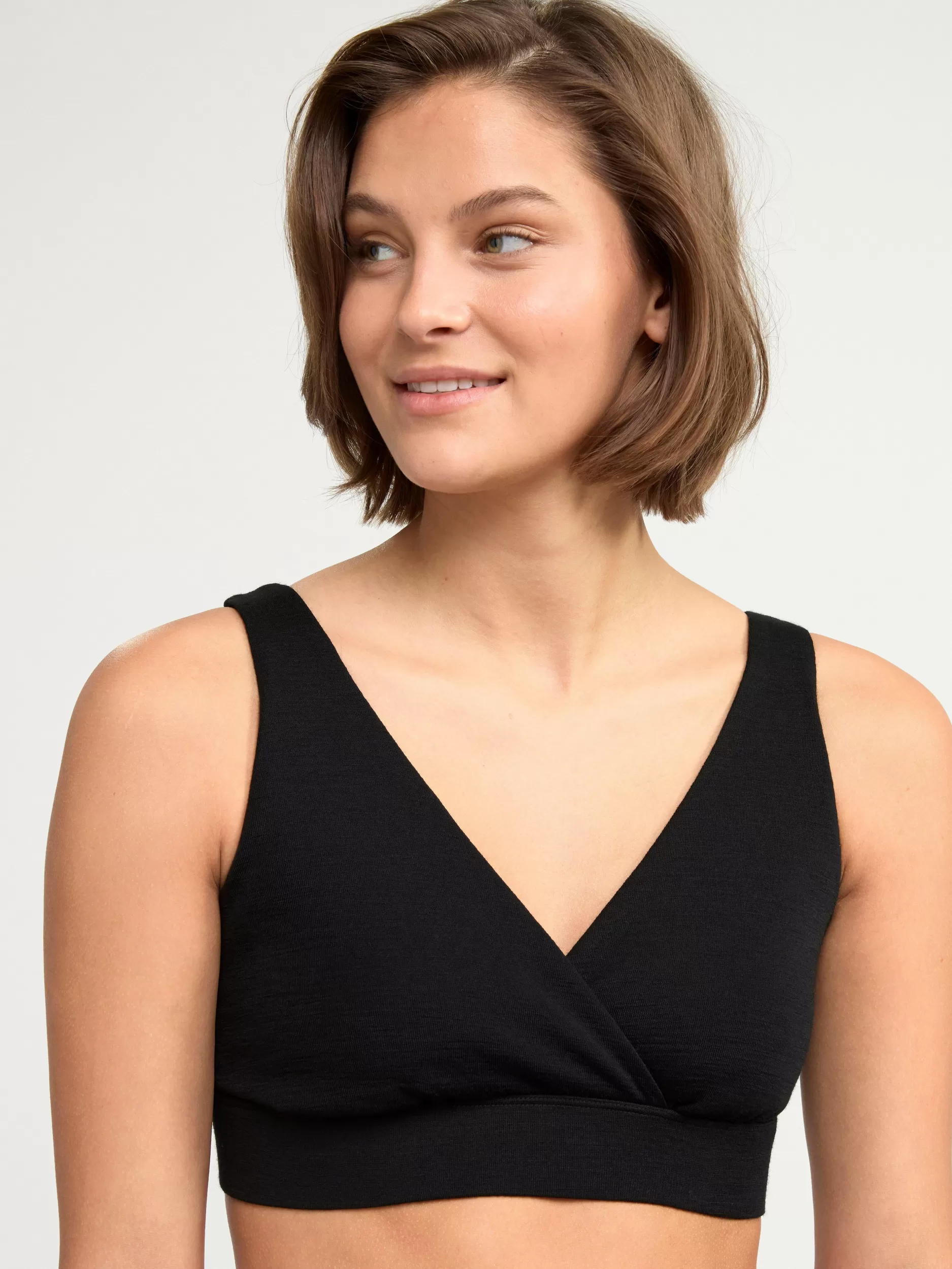 Lindex Bh<Mom Amme-Bh Av Merinoull Black