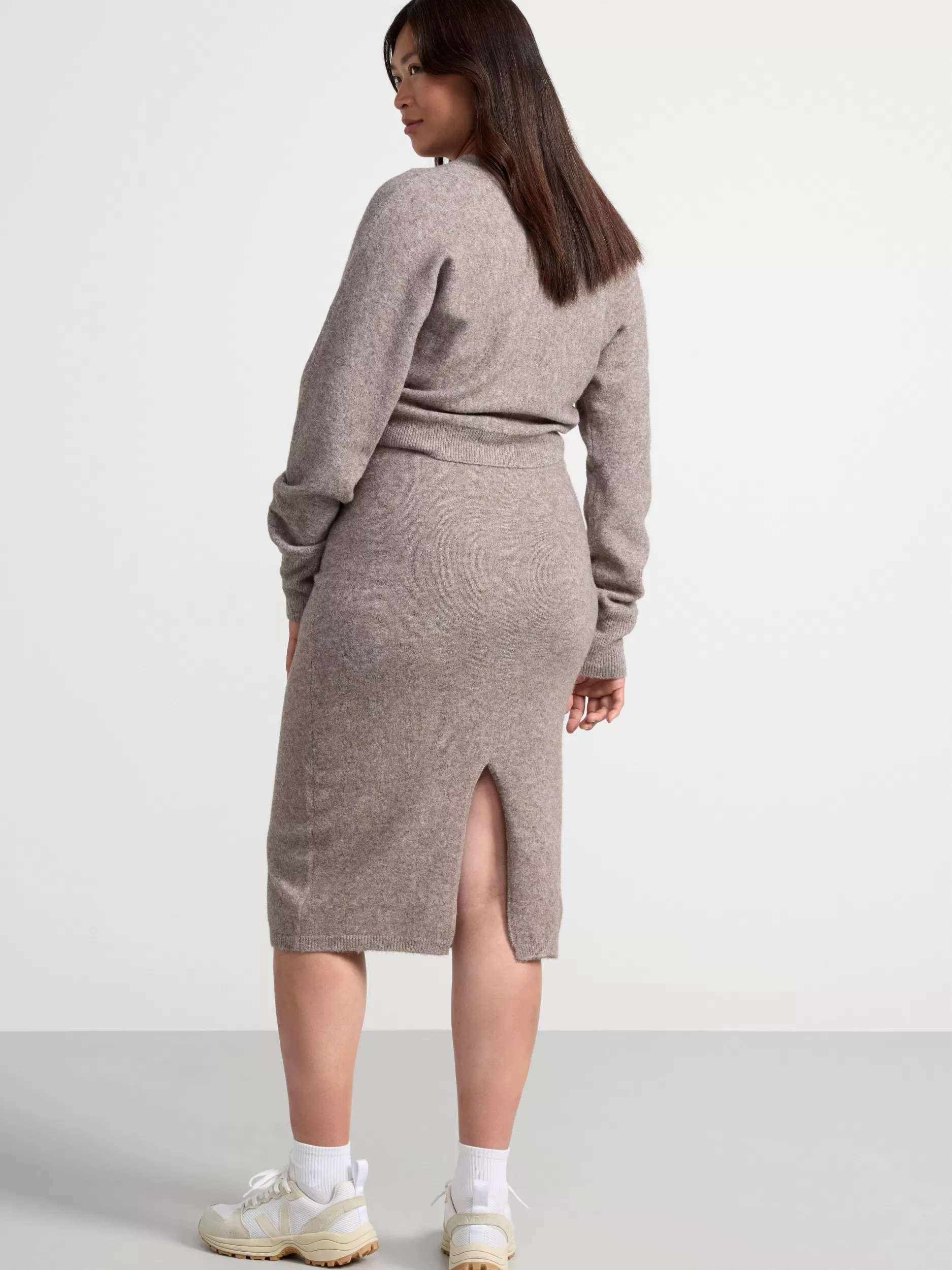 Lindex Gensere & Cardiganer<Mom Avkortet Genser Brown