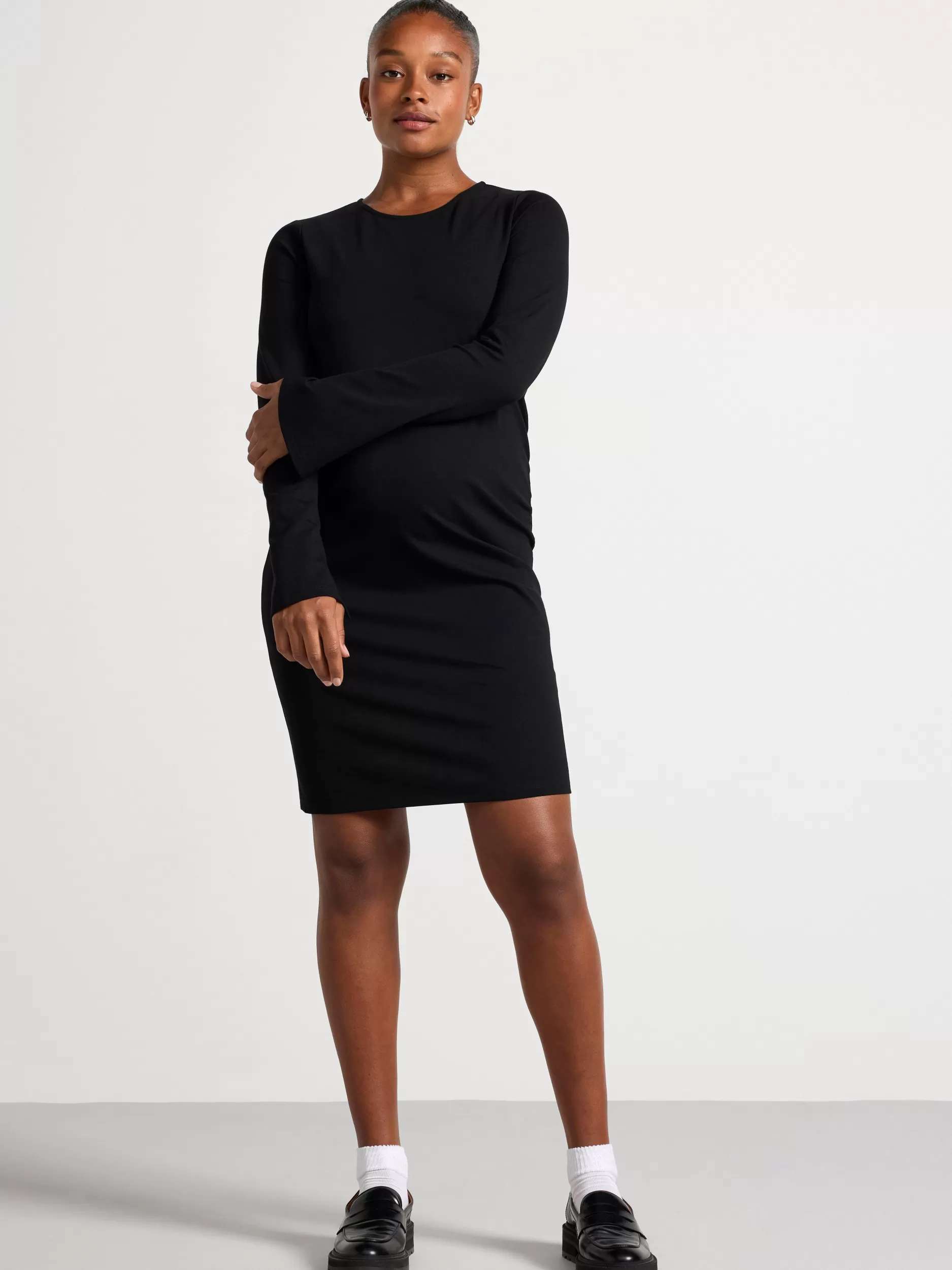 Lindex Kjoler<Mom Ettersittende Minikjole Black