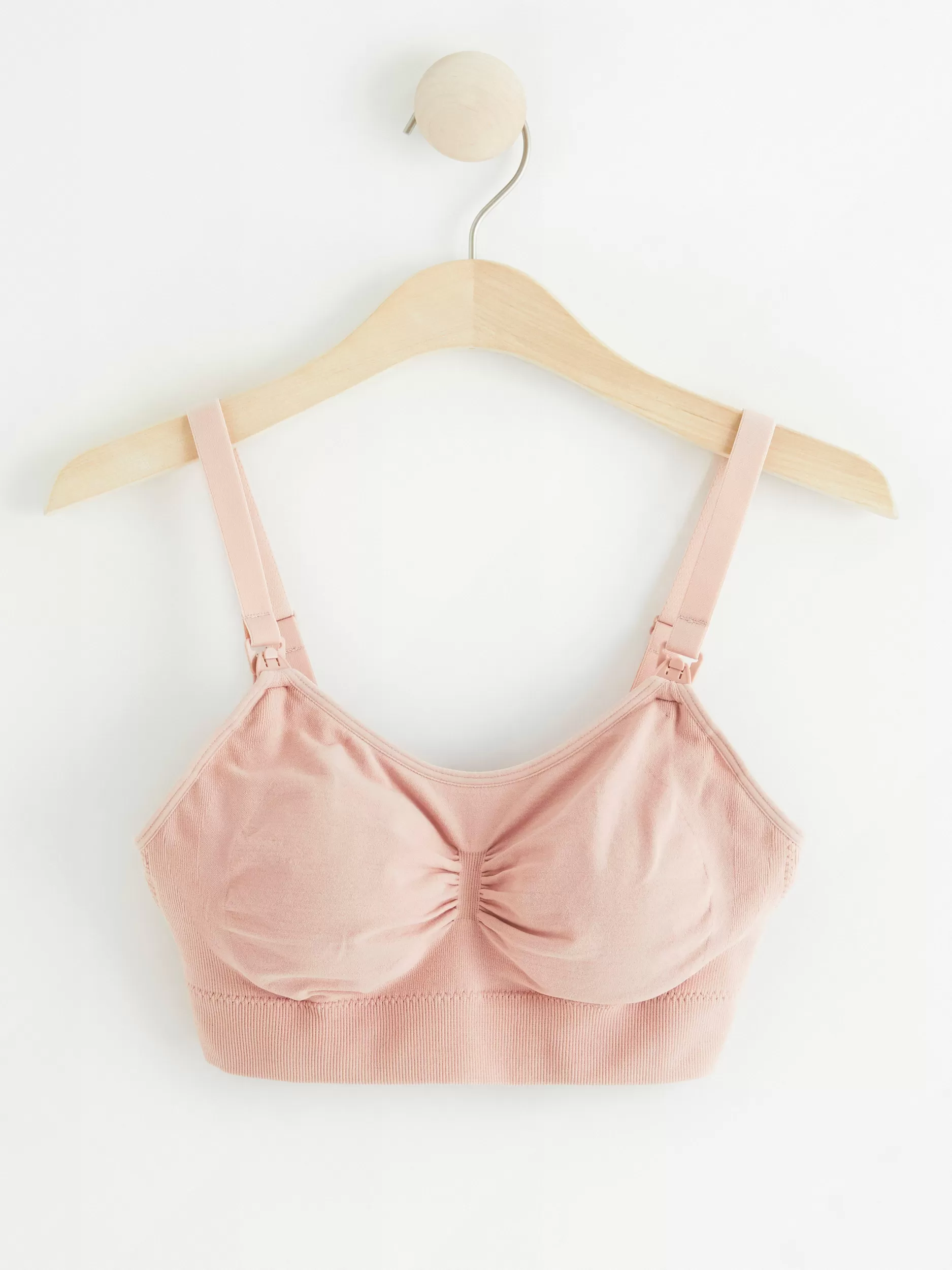 Lindex Bh<Mom Full Kopp Somlos Amme-Bh Dusty Pink