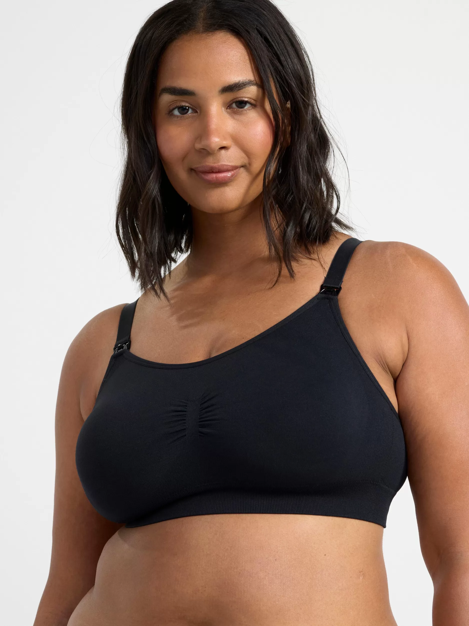 Lindex Bh<Mom Full Kopp Somlos Amme-Bh Black