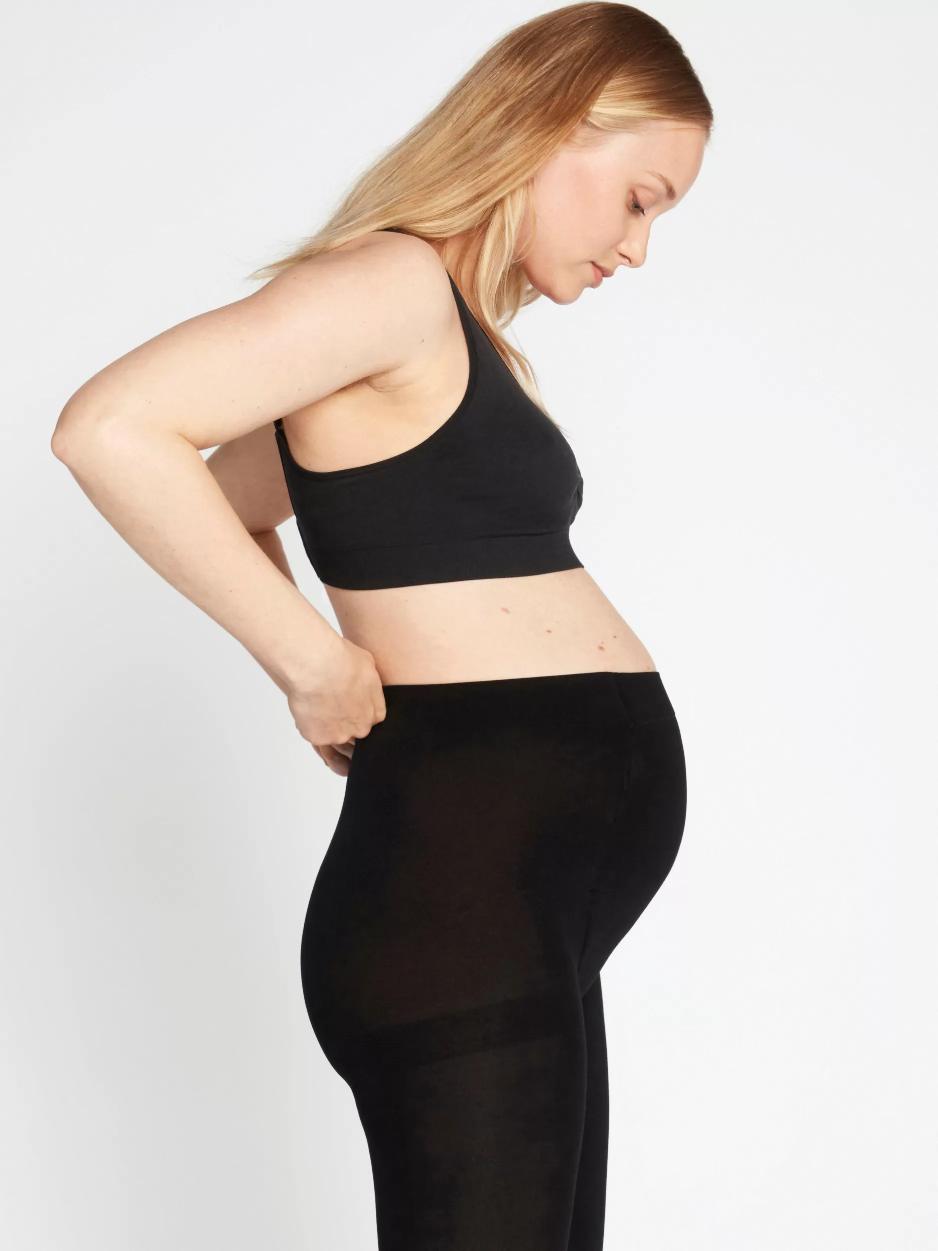 Lindex Strømpebukser Og Leggings<Mom Halvblank Strompebukse I 120 Denier Black