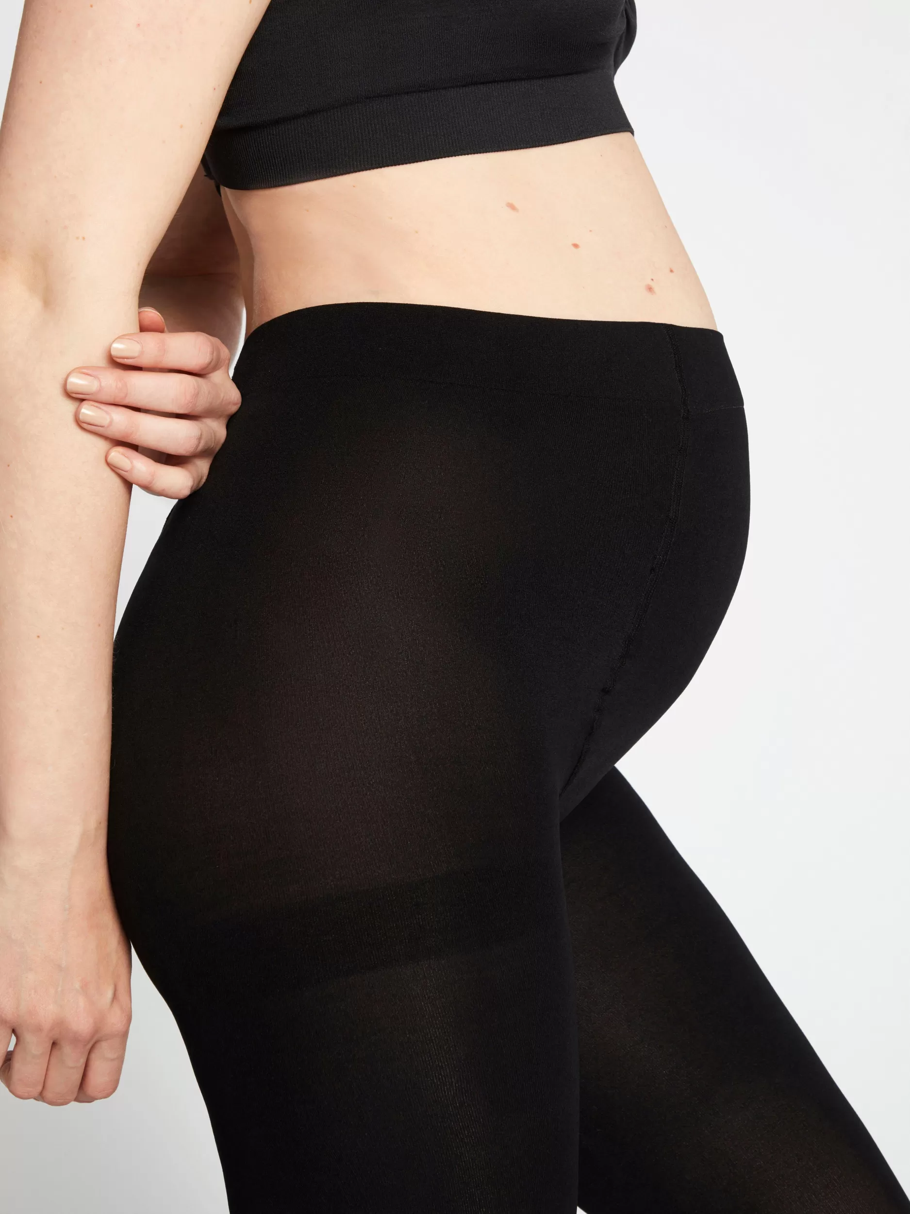 Lindex Strømpebukser Og Leggings<Mom Halvblank Strompebukse I 120 Denier Black