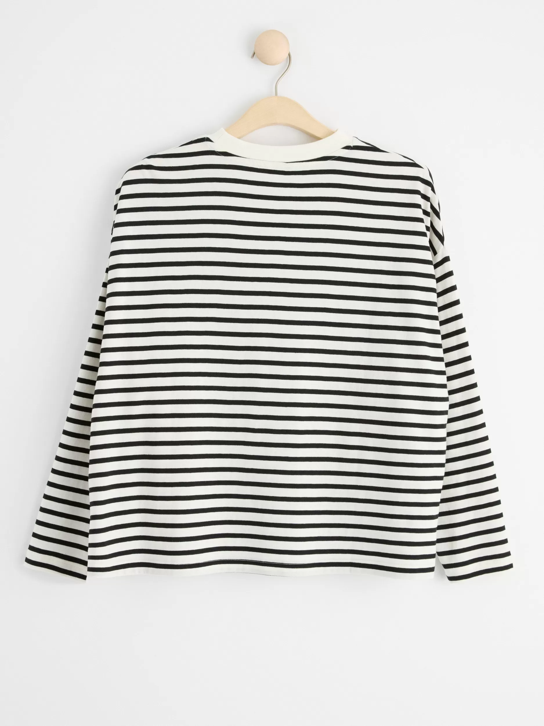 Lindex Mammaklær<Mom Langermet Overdel Med Striper Light White