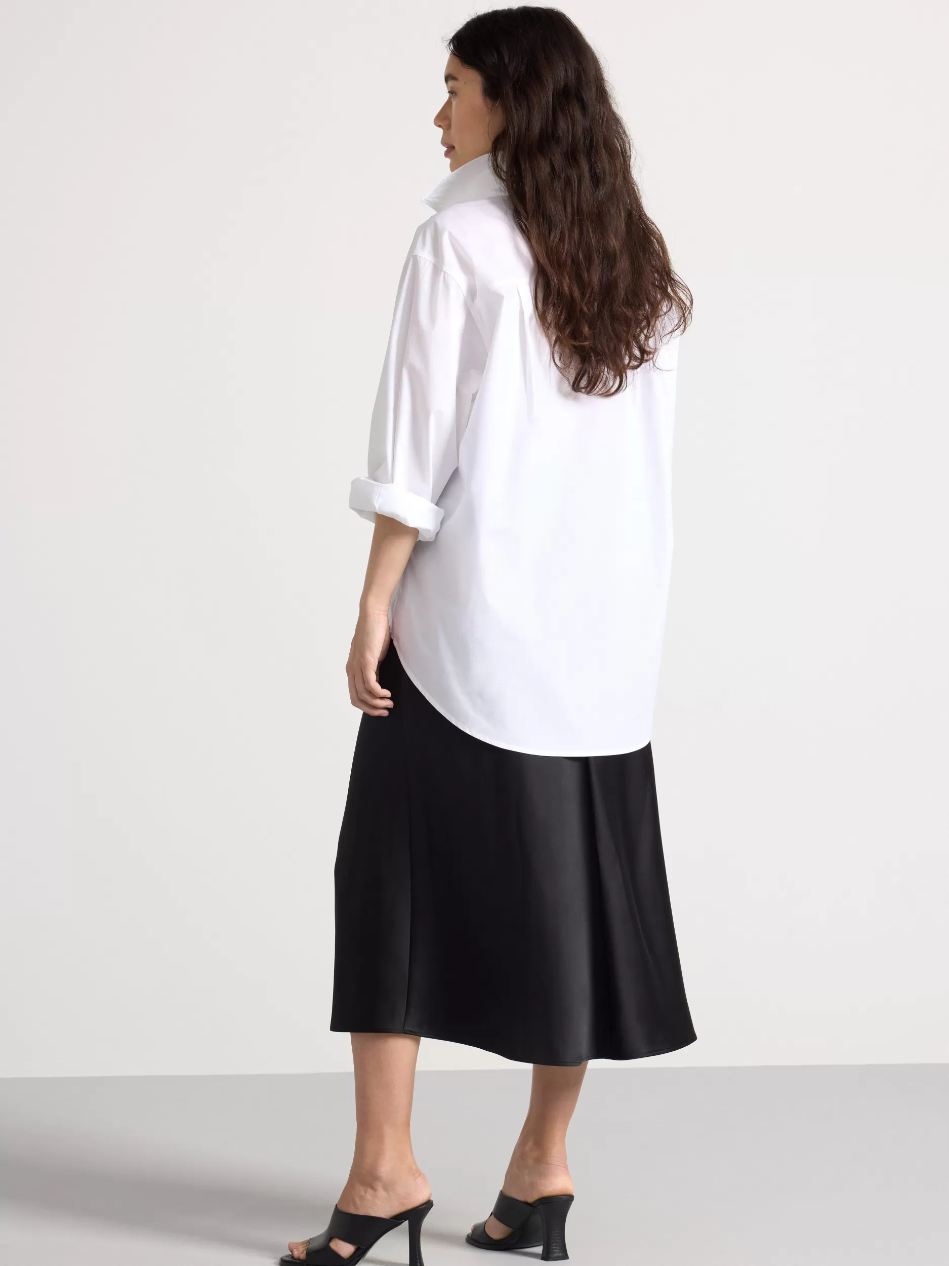 Lindex Skjørt<Mom MidiSkjørt Black