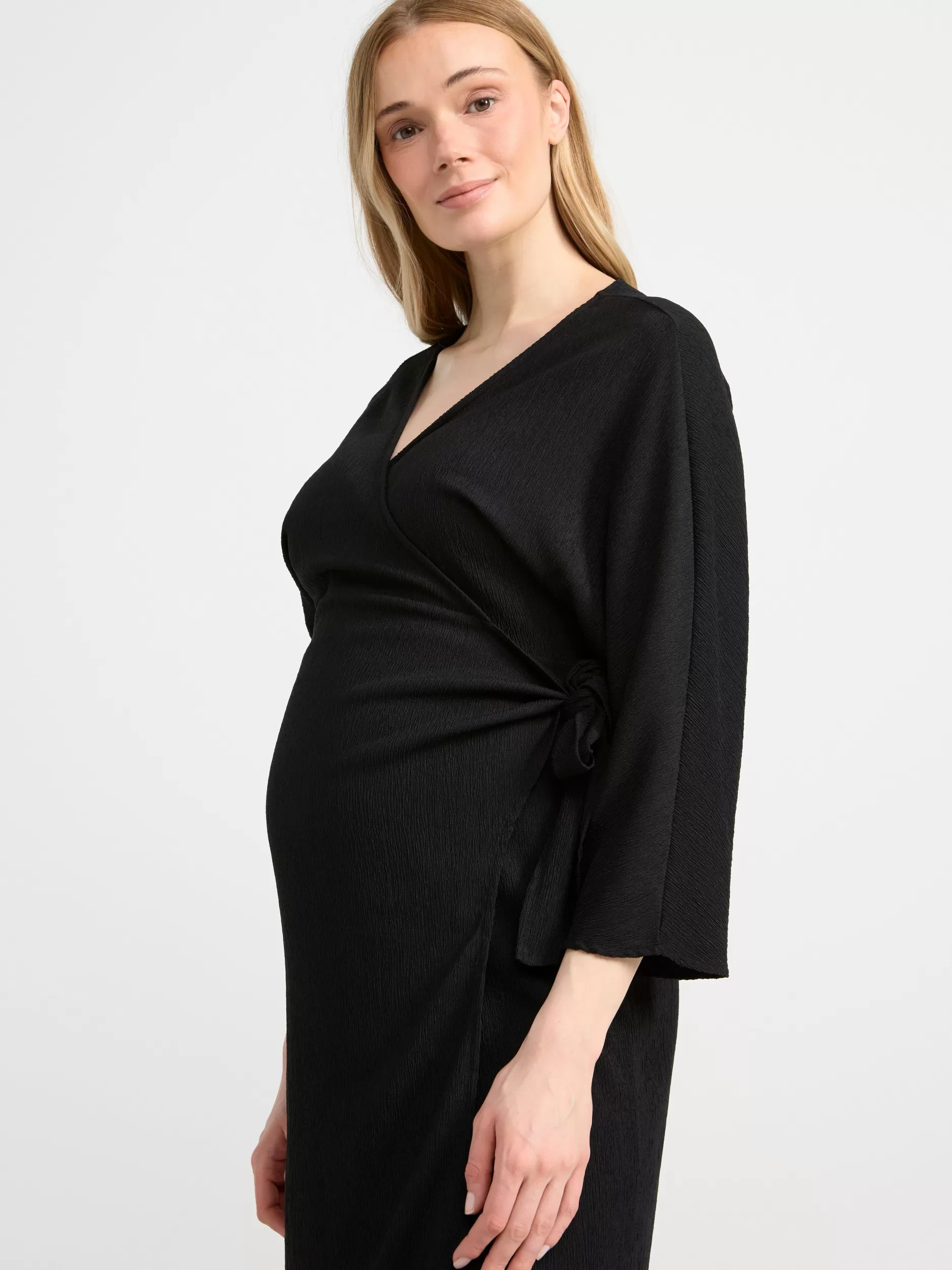 Lindex Mammaklær<Mom Omslagskjole Black
