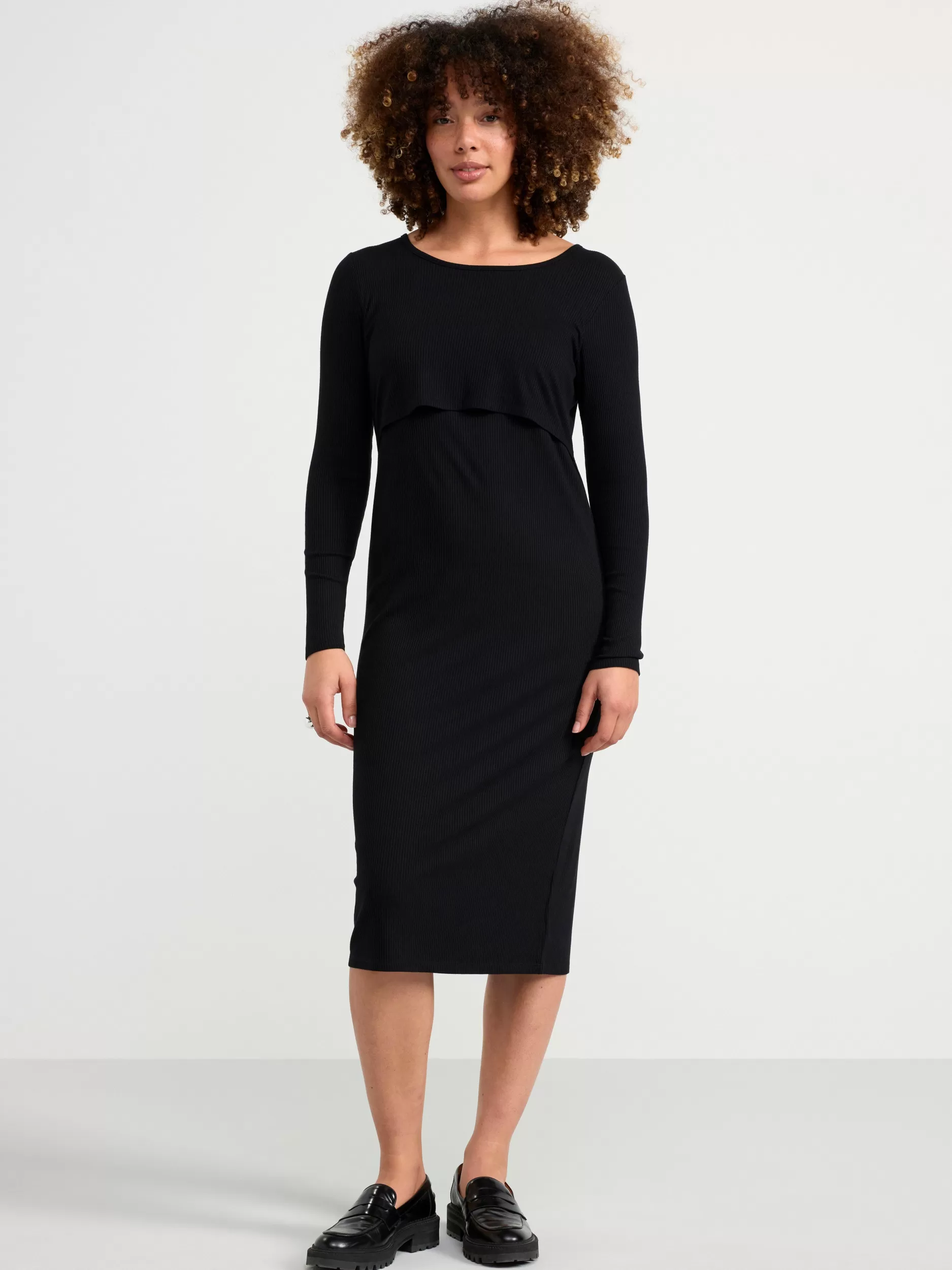 Lindex Mammaklær<Mom-Ammekjole I Jersey Black