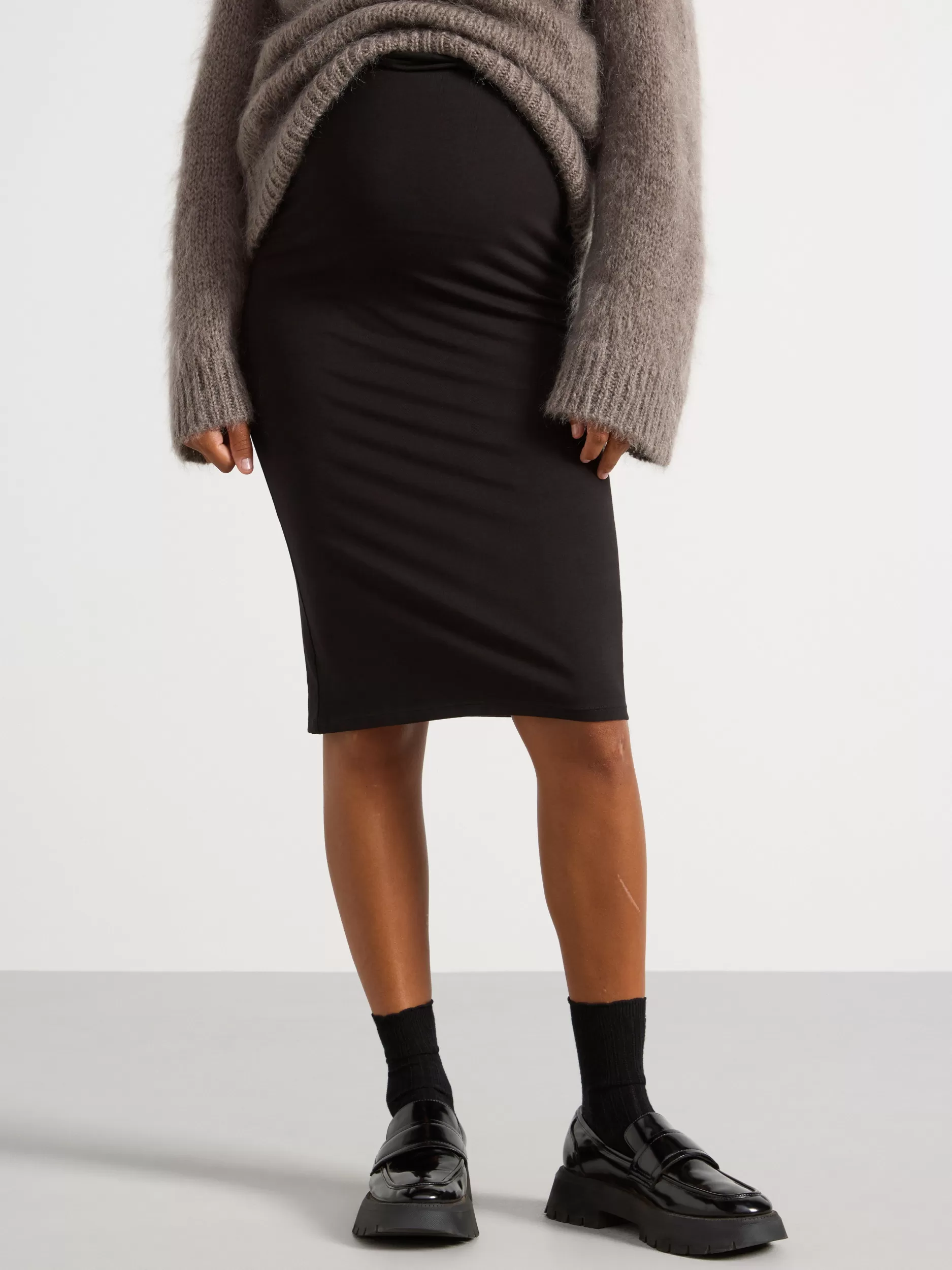 Lindex Skjørt<Mom-Skjørt Black