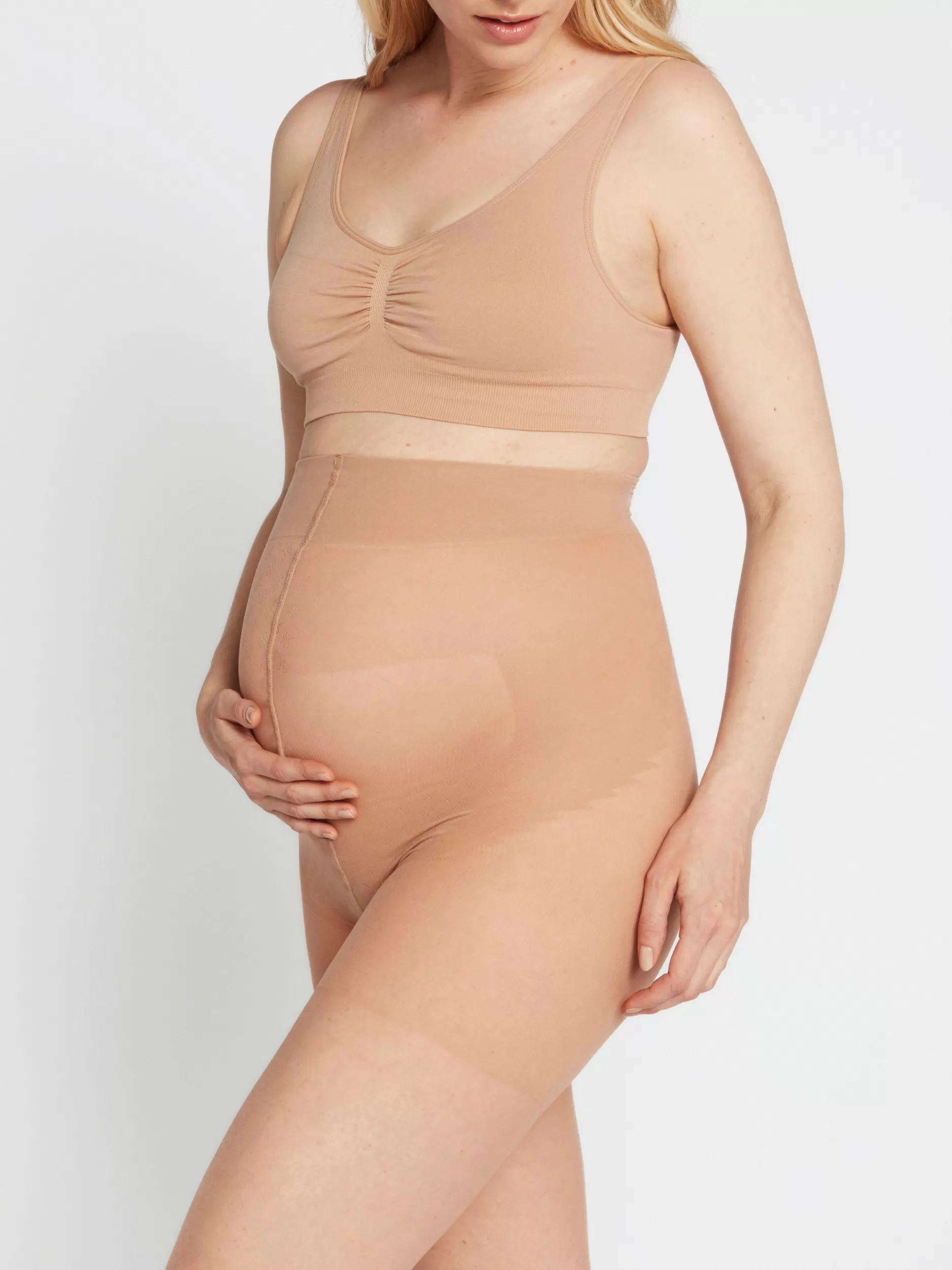 Lindex Strømpebukser Og Leggings<Mom-Strompebukse I 20 Denier Med Medium Stotte Og Halvblank Overflate Light Beige