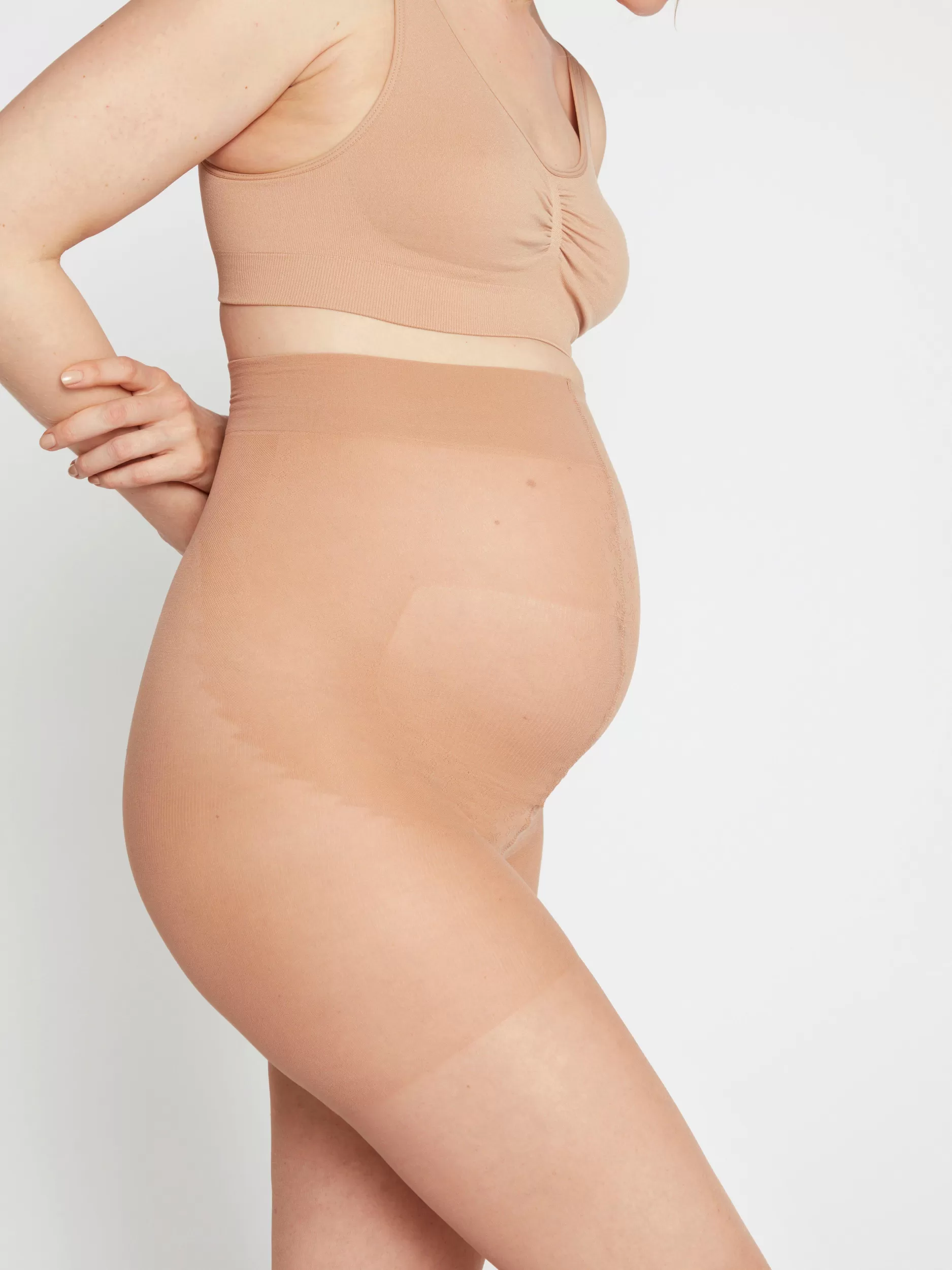 Lindex Strømpebukser Og Leggings<Mom-Strompebukse I 20 Denier Med Medium Stotte Og Halvblank Overflate Light Beige