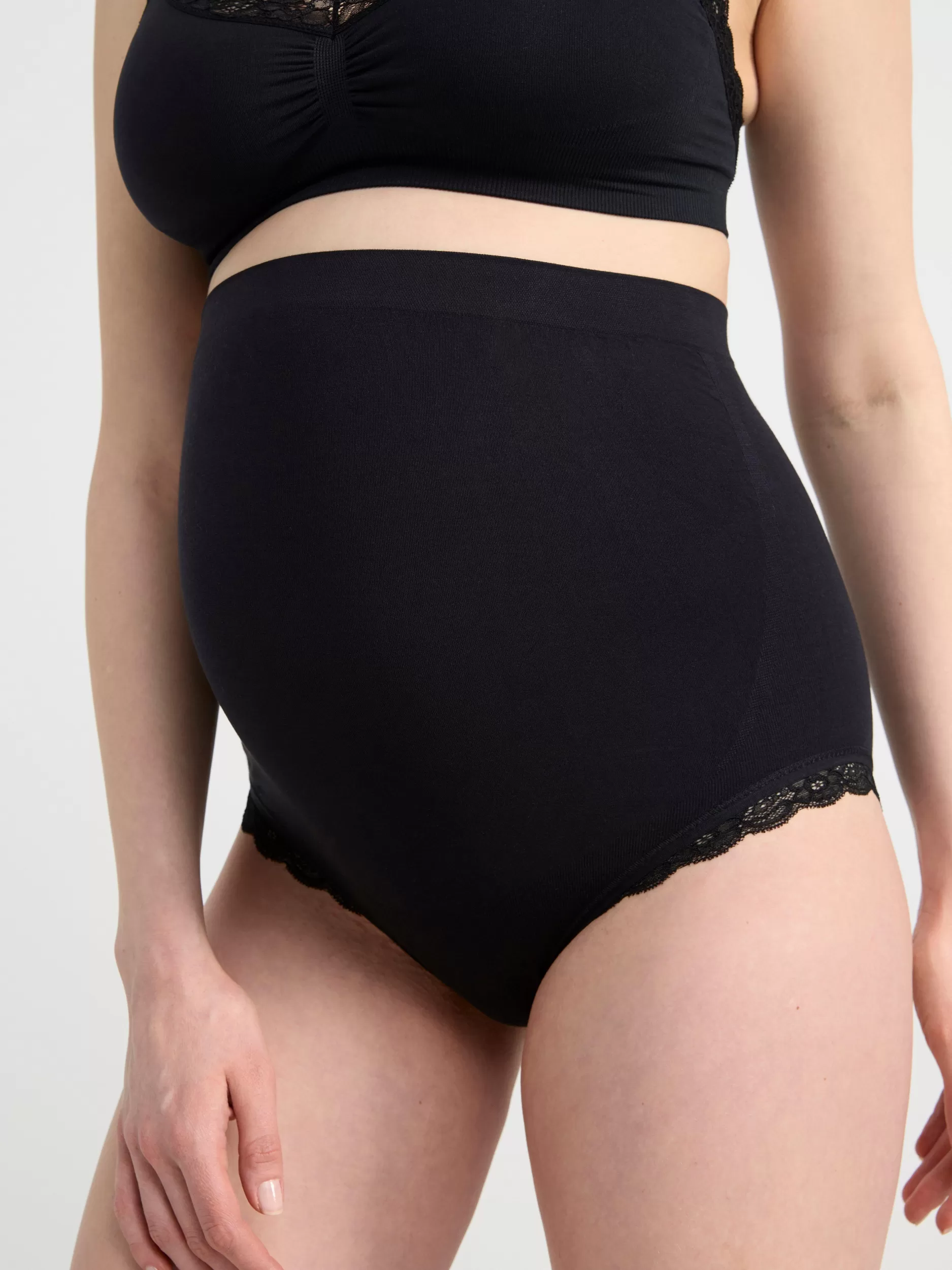 Lindex Mammaundertøy<Mom-Truse Med Hoyt Liv Black
