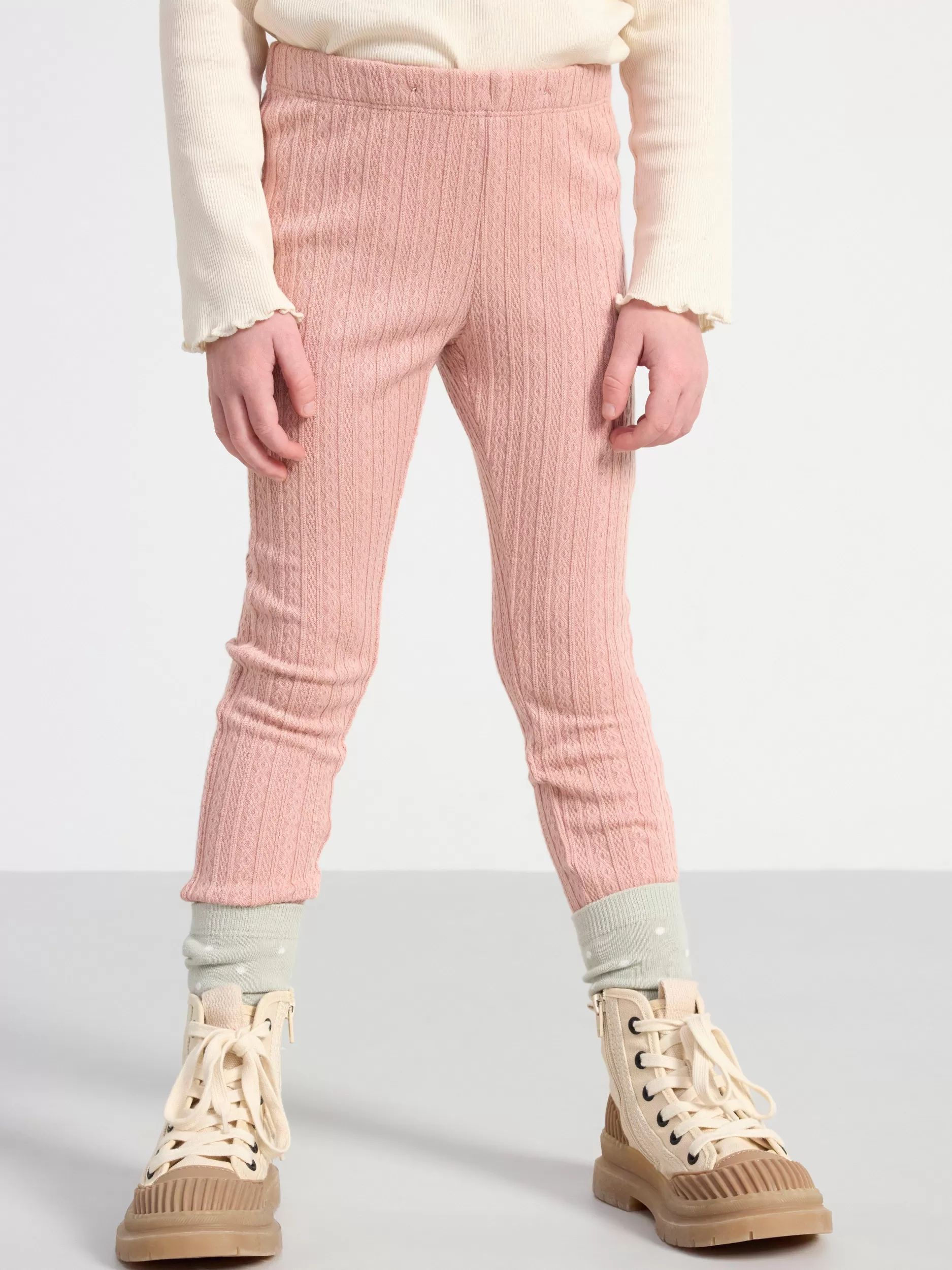 Lindex Bukser & Leggings<Monsterstrikket Leggings Dusty Pink