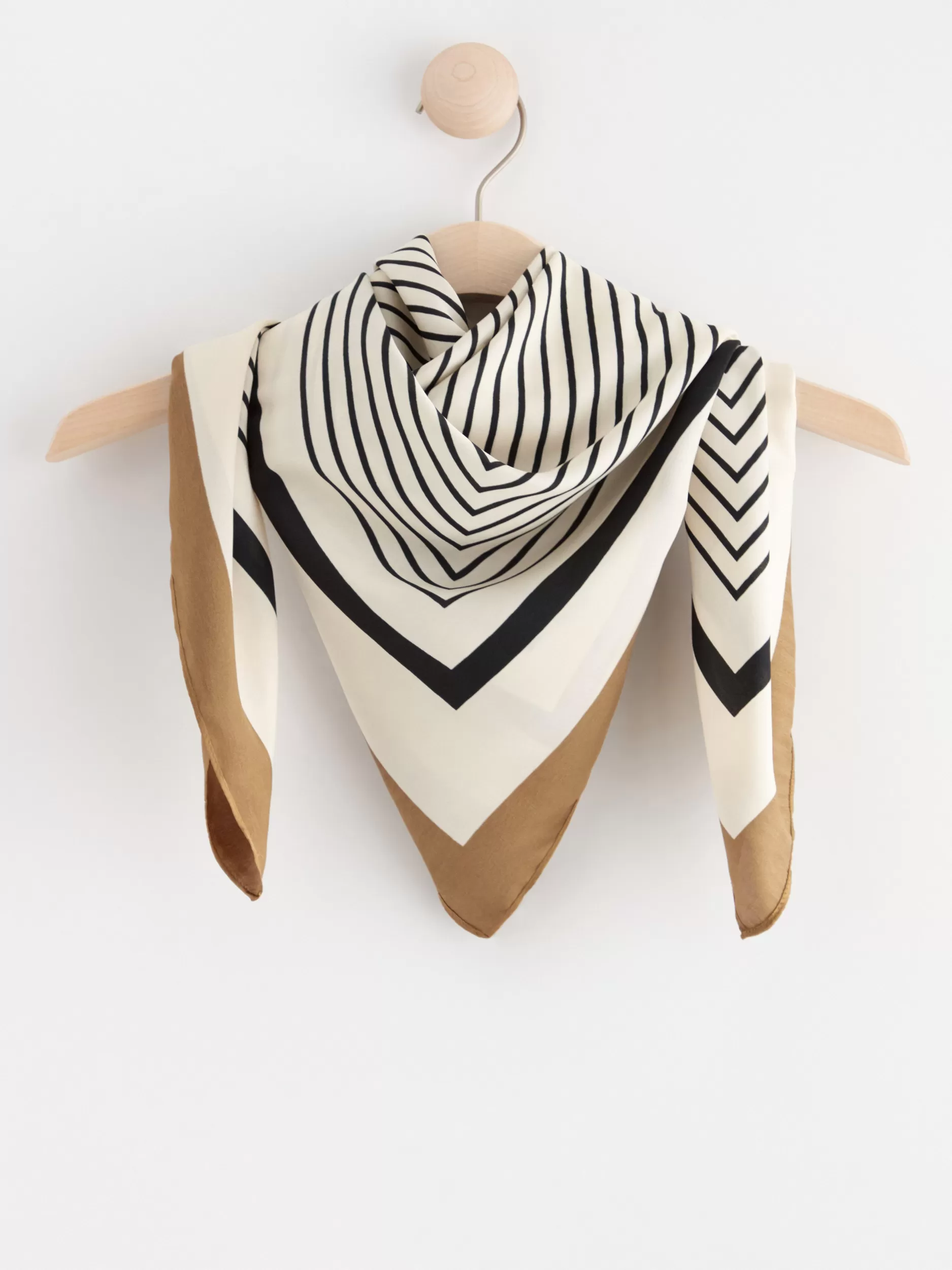 Lindex Accessories<Monstret Satengskjerf Off White