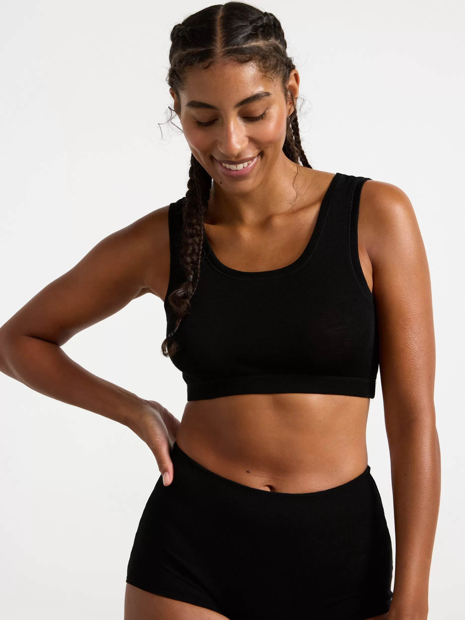 Lindex Ullundertøy<Myk Bh I Merinoull Black