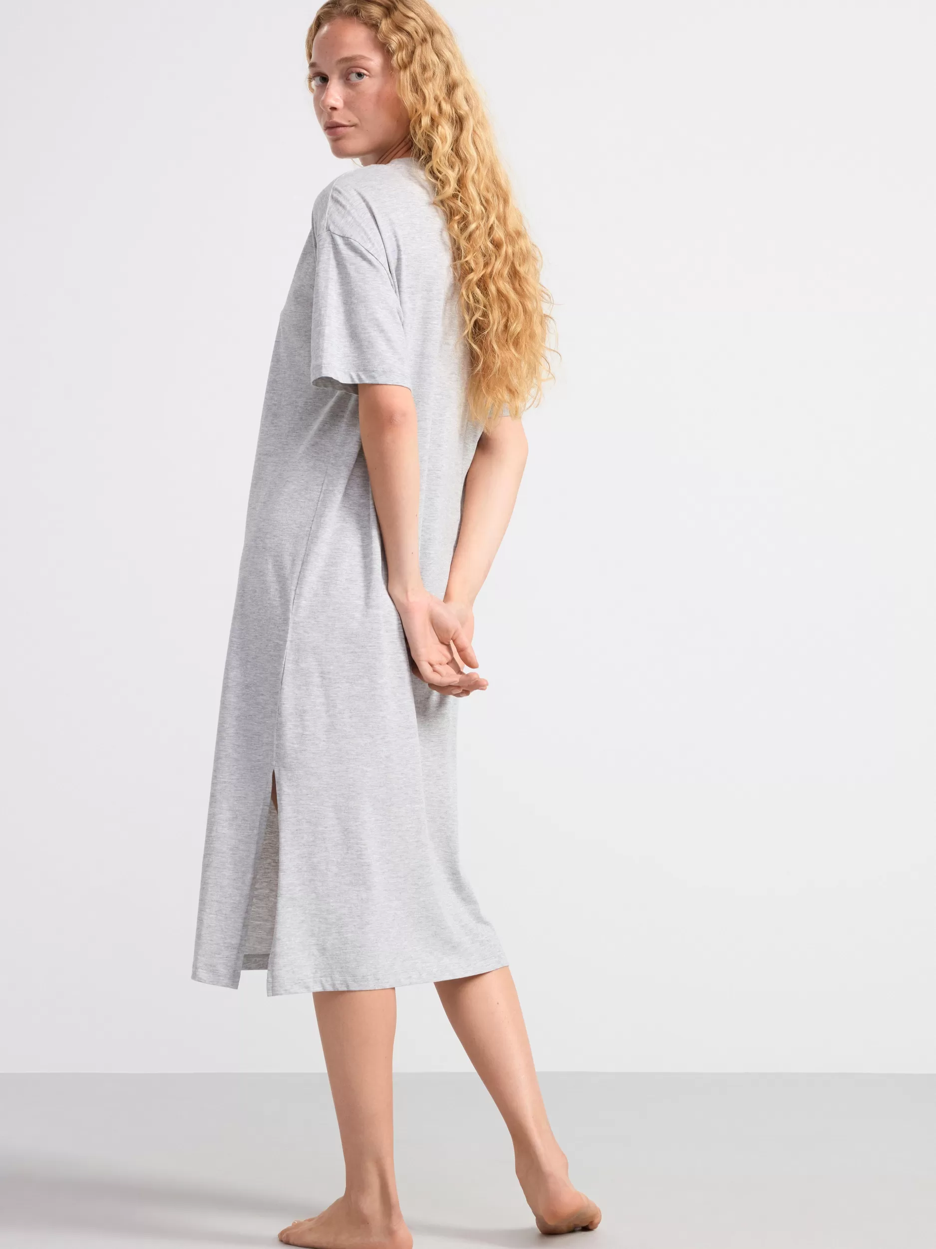 Lindex Nattøy<Nattkjole Light Grey Melange