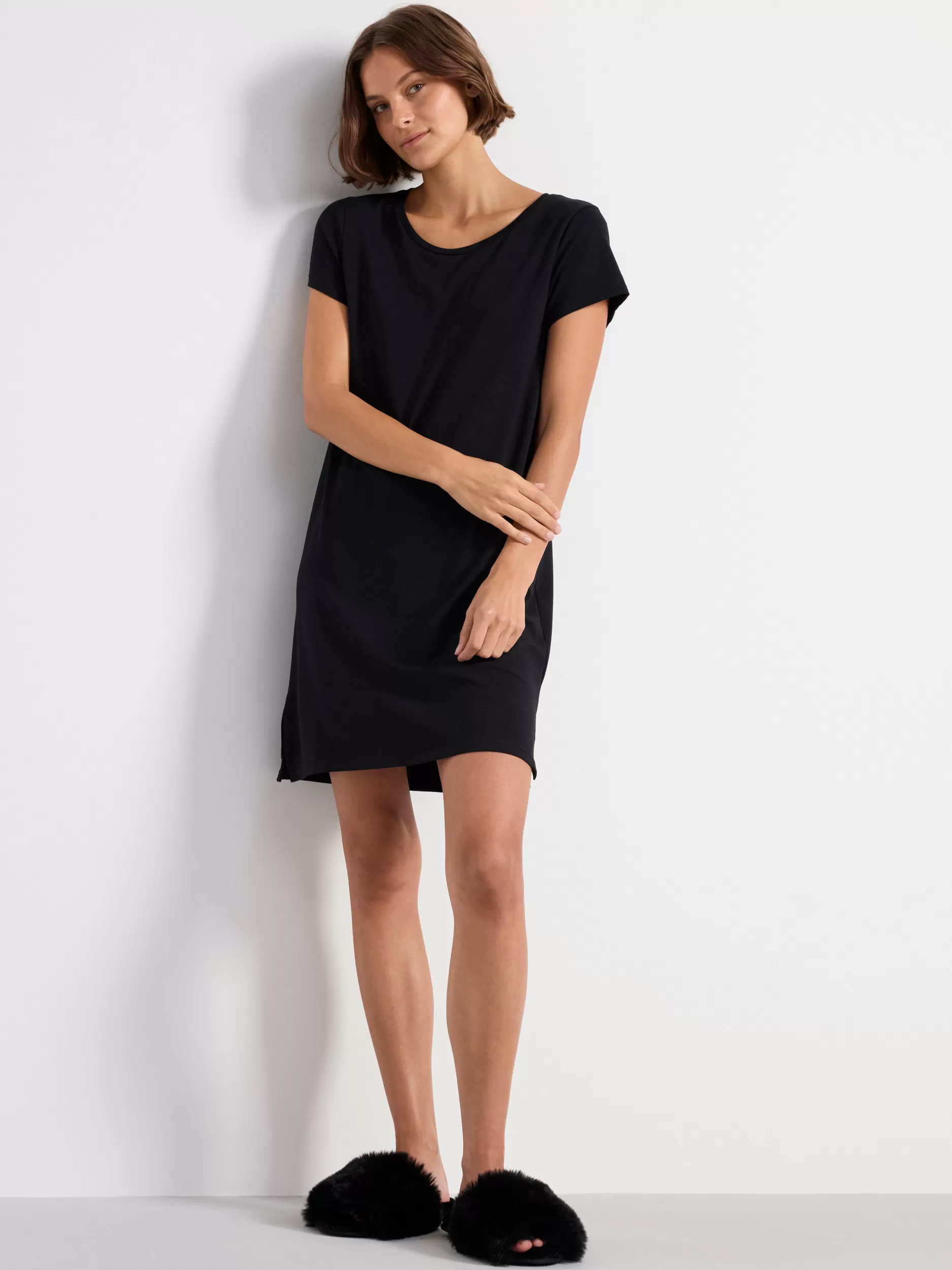 Lindex Nattøy<Nattkjole Med Coolmax® Black