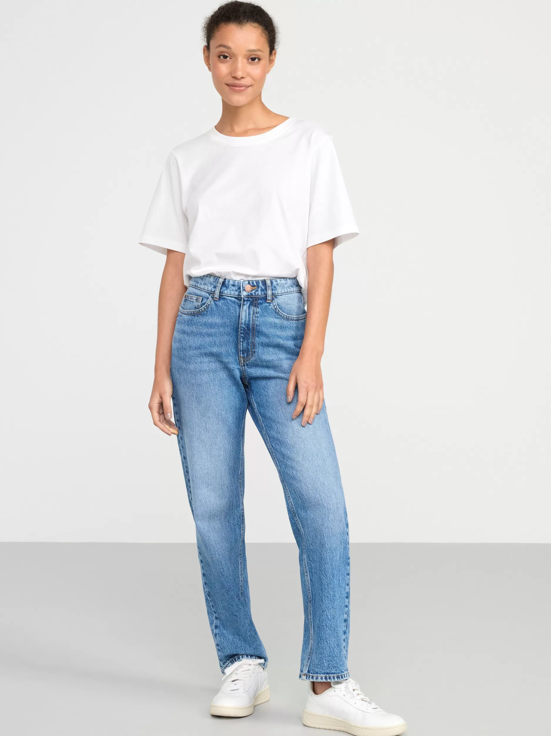 Lindex Jeans<Nea Avkortede, Rette Jeans Denim Blue