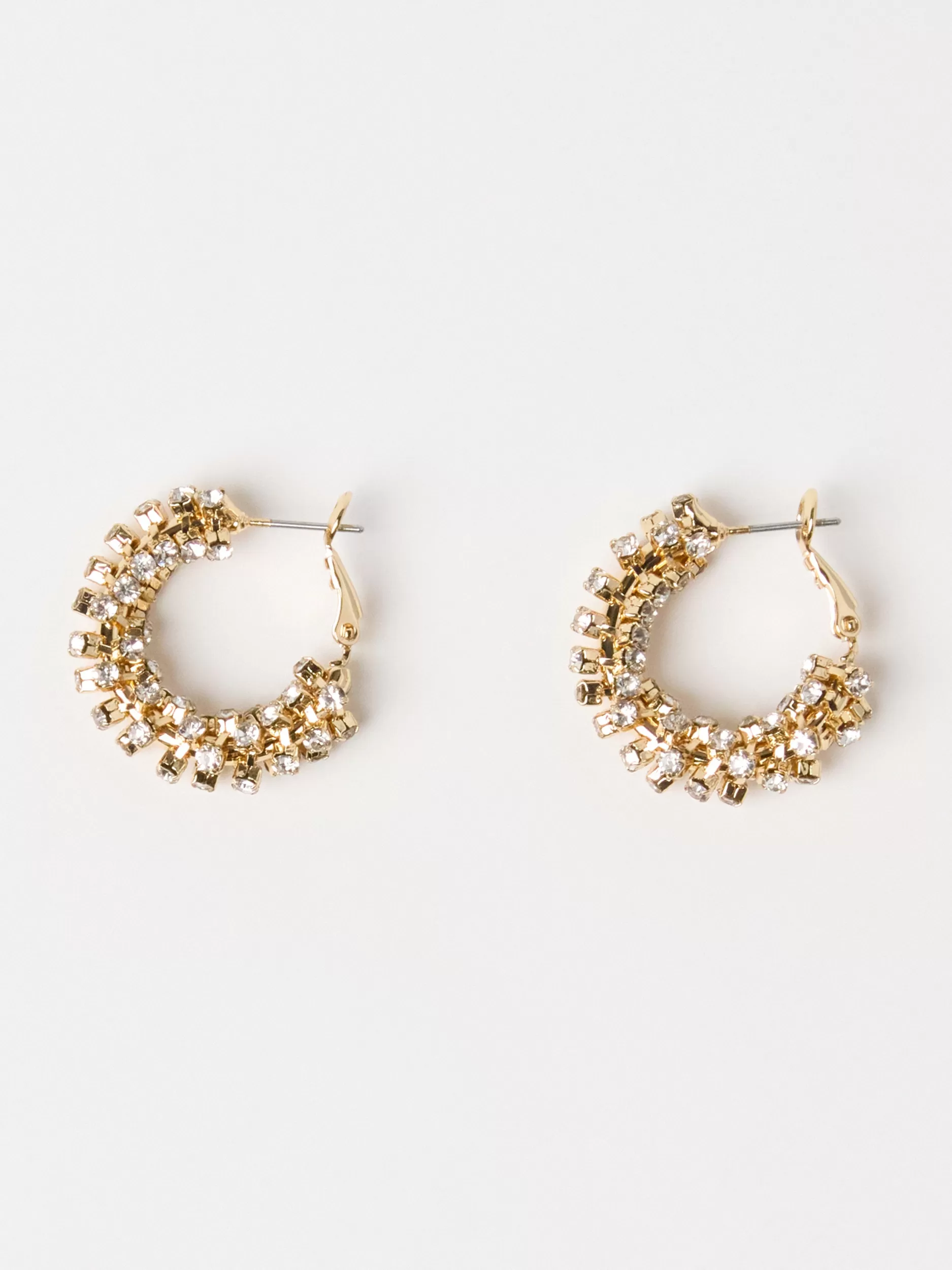 Lindex Accessories<Oreringer Med Rhinsteiner Gold