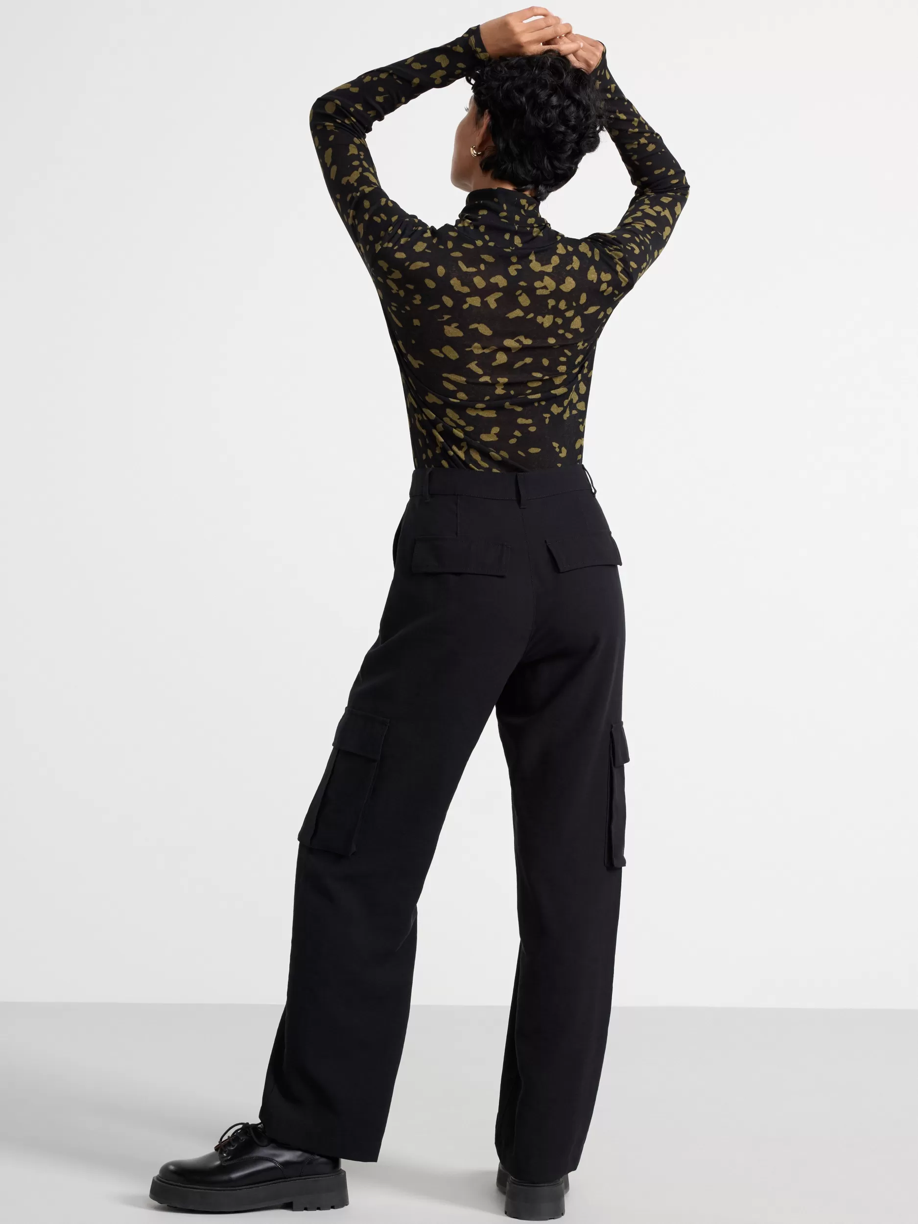 Lindex Topper & T-Skjorter<Overdel Med Hoy Hals Black