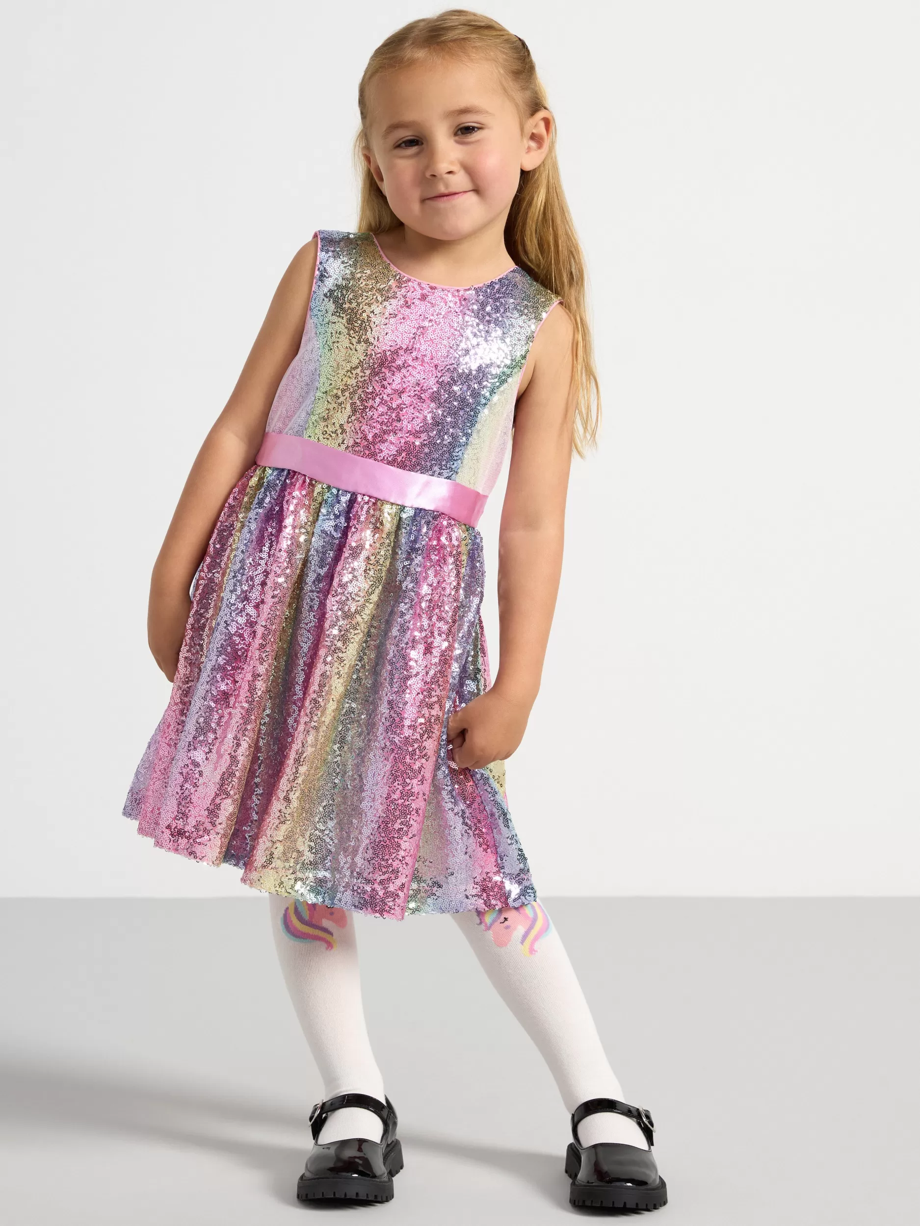 Lindex Kjoler<Paljettkjole Light Pink