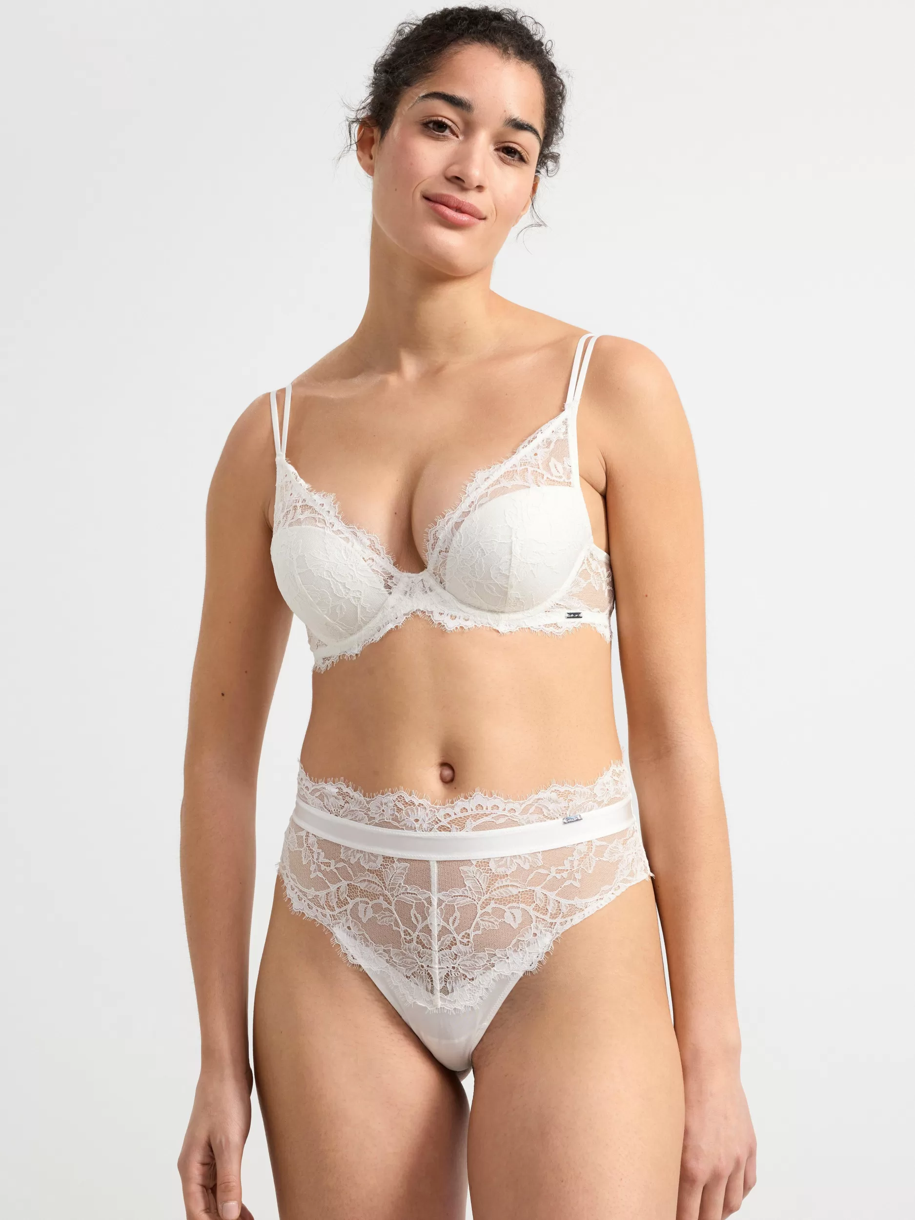 Lindex Bh<Peony Push-Up-Bh Med Blonder Light White