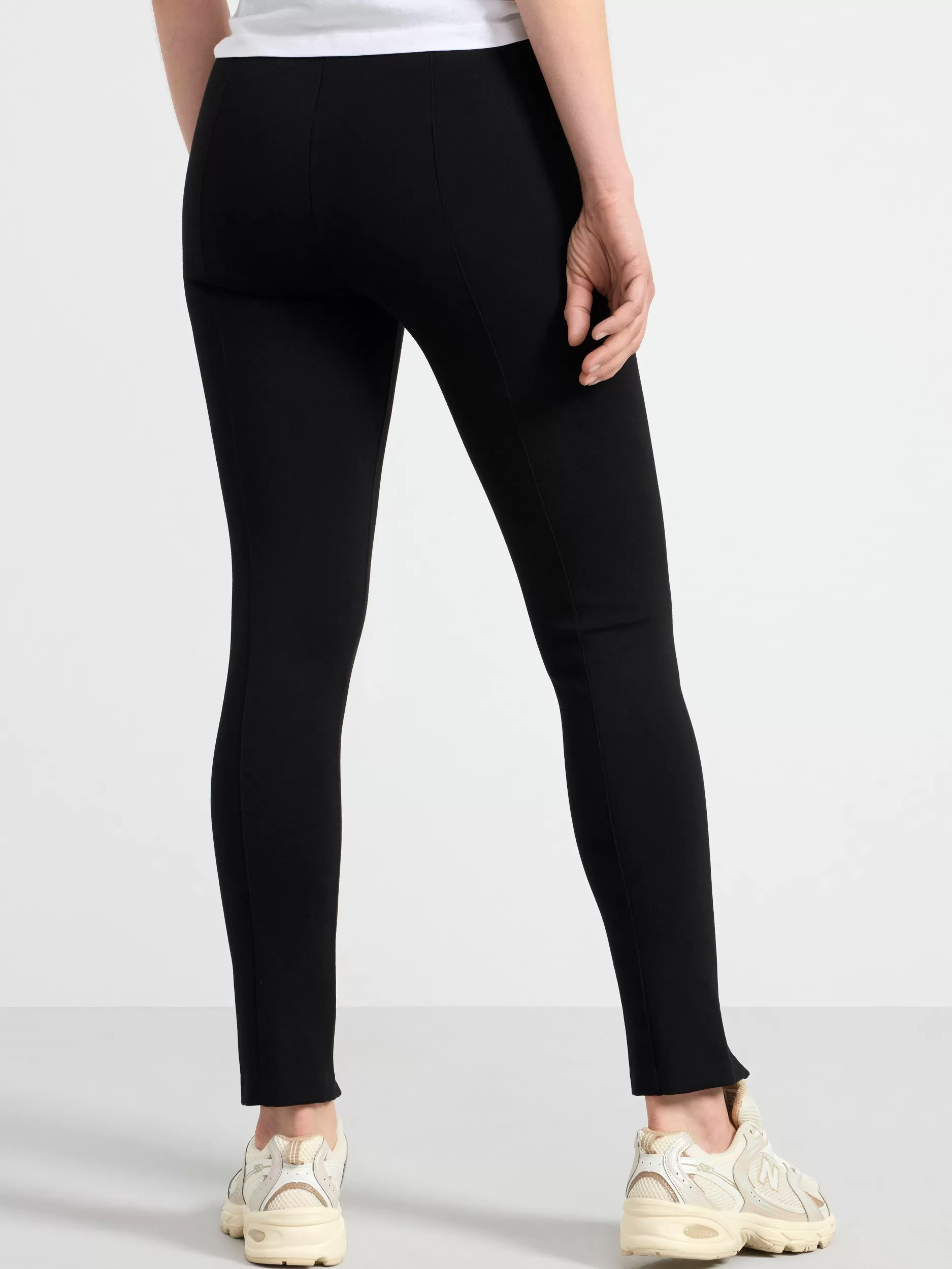 Lindex Bukser<Punto-Leggings Med Hoyt Liv Black