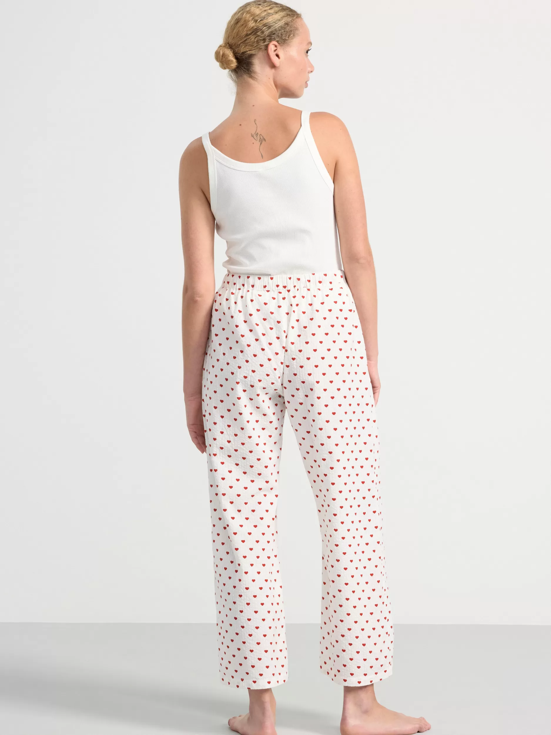 Lindex Nattøy<Pyjamasbukse I Seersucker Red