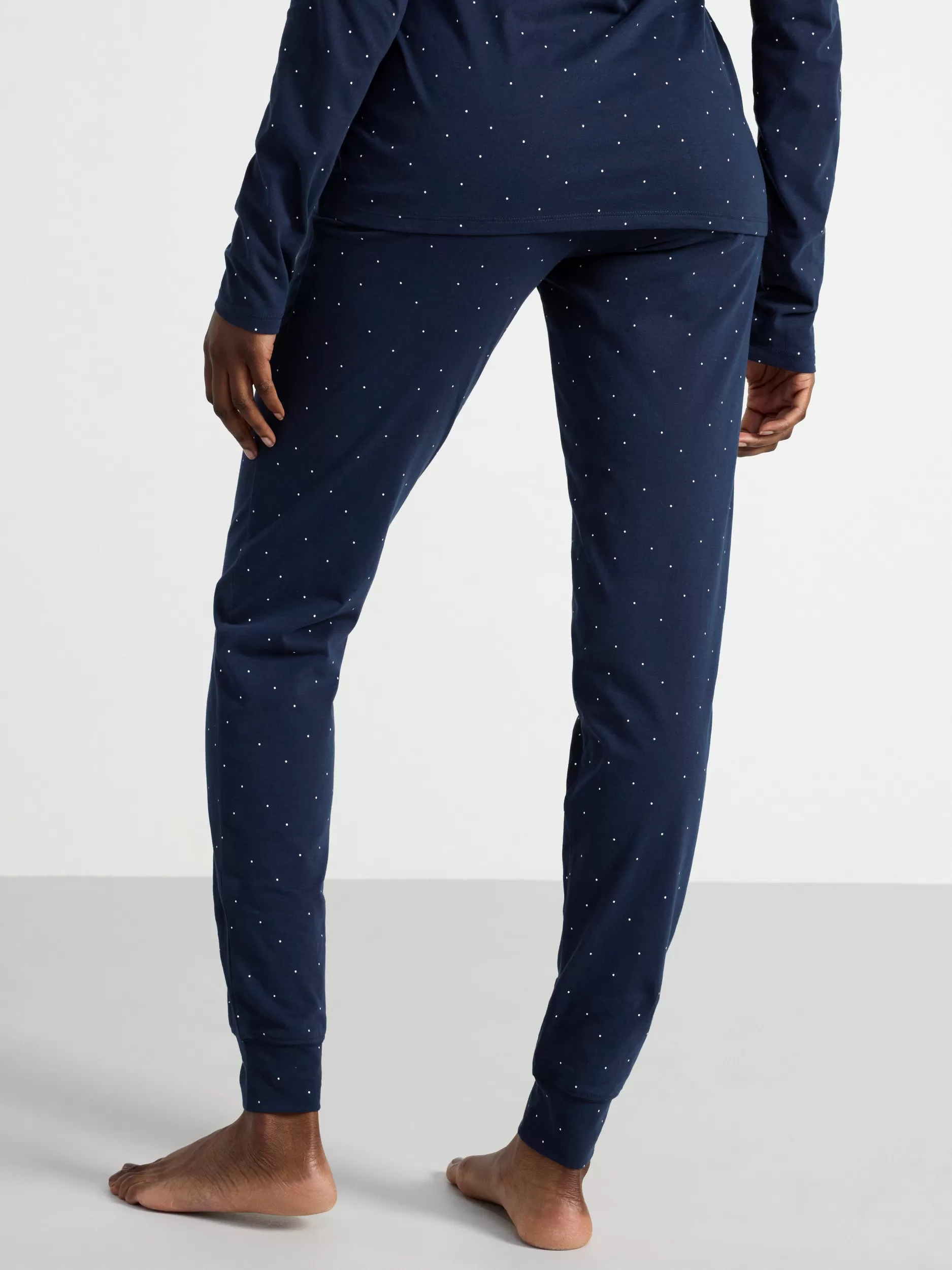 Lindex Nattøy<Pyjamasbukser Med Prikker Navy