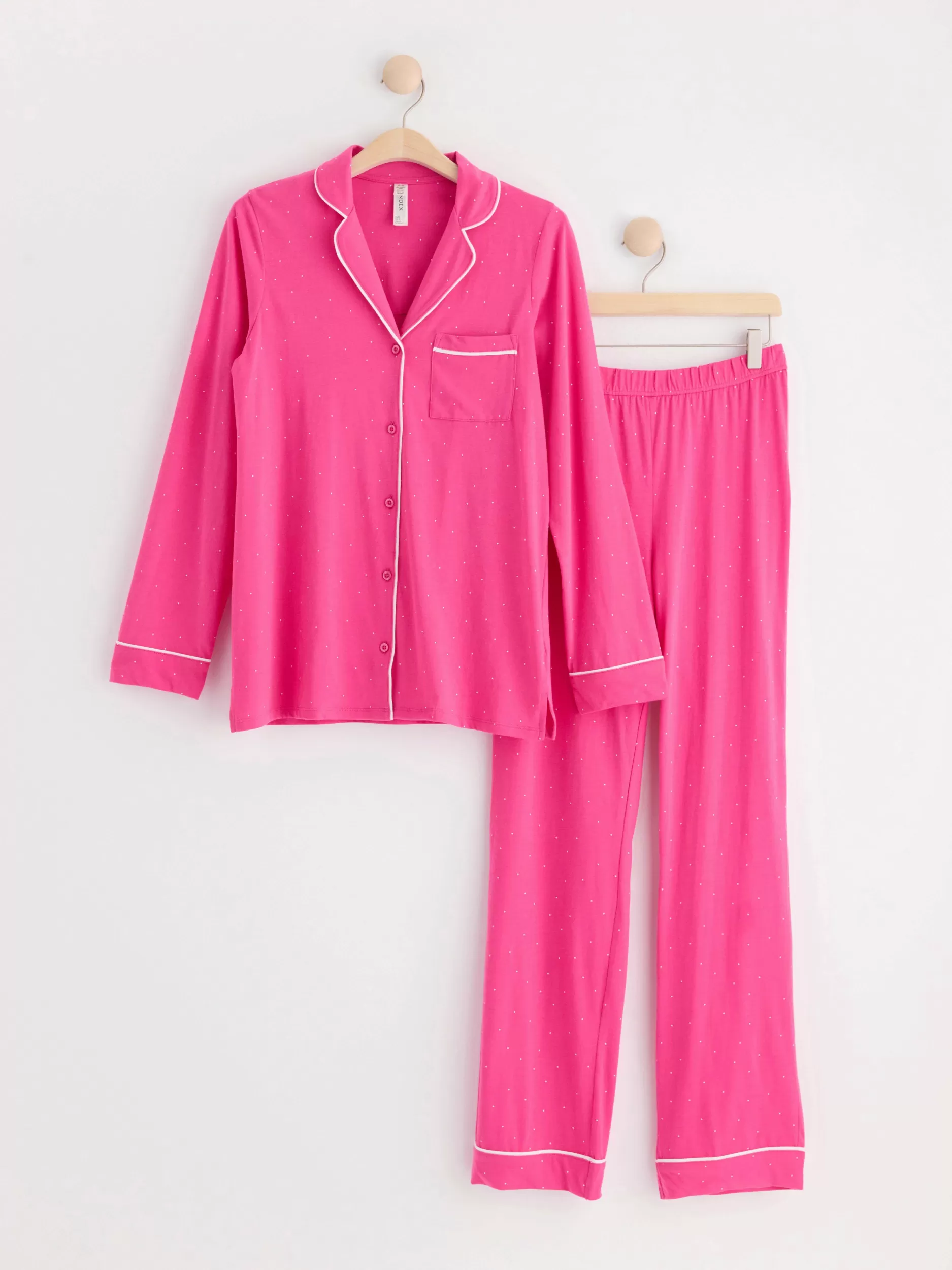 Lindex Nattøy<Pyjamassett Dark Pink