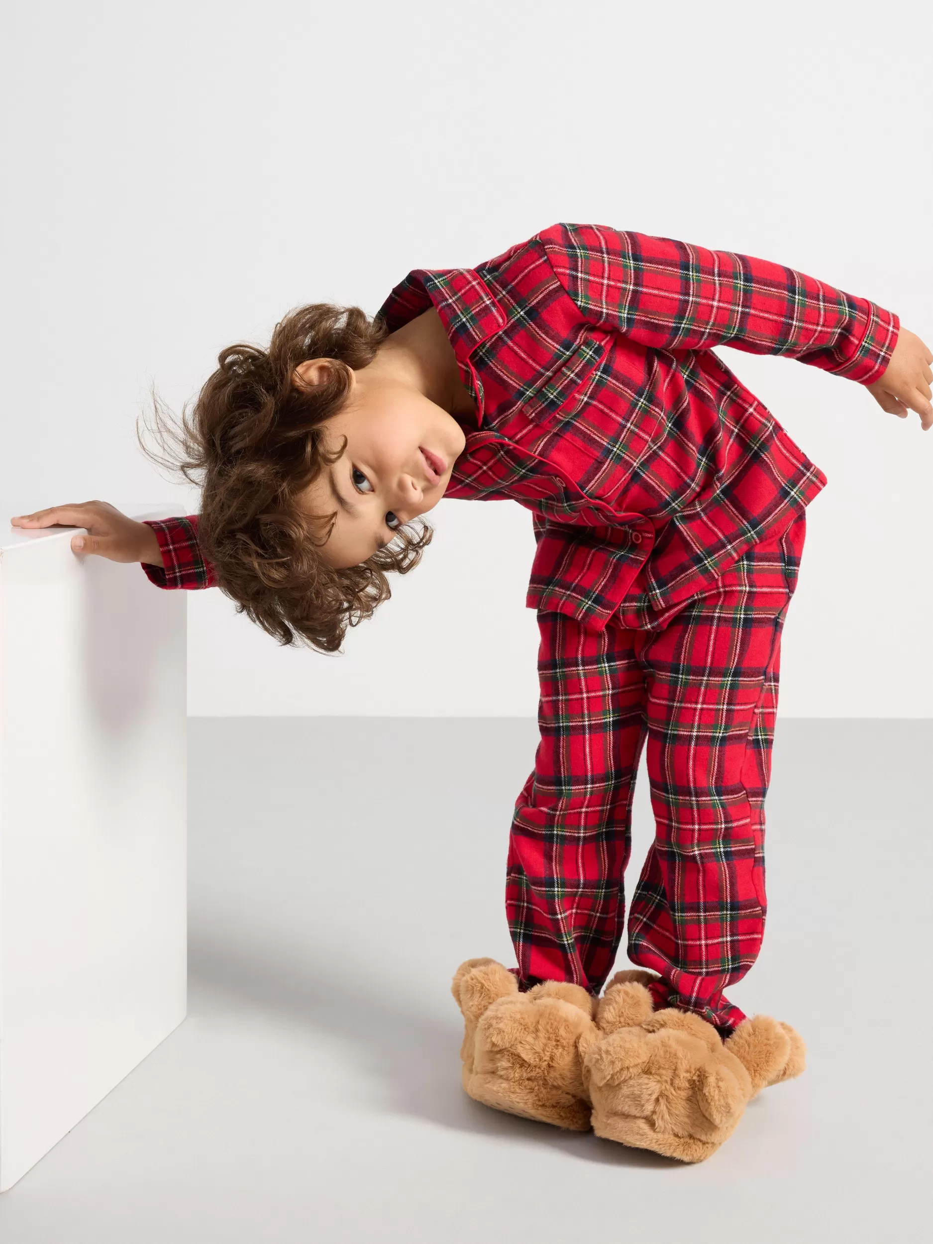 Lindex Nattøy<Pyjamassett I Flanell Red