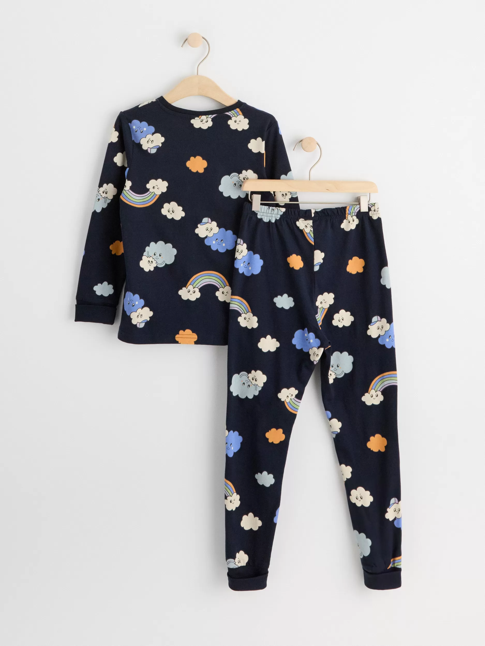 Lindex Nattøy<Pyjamassett Med Monster Dark Navy