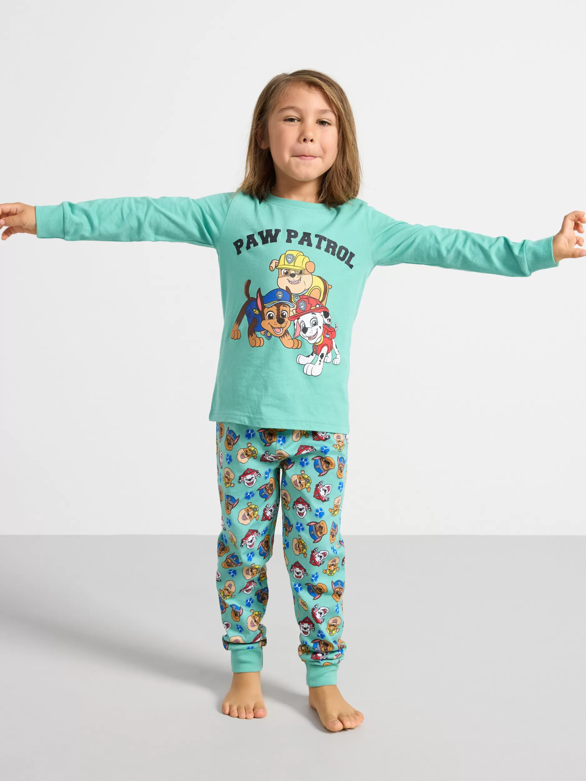 Lindex Nattøy<Pyjamassett Med Paw Patrol Aqua