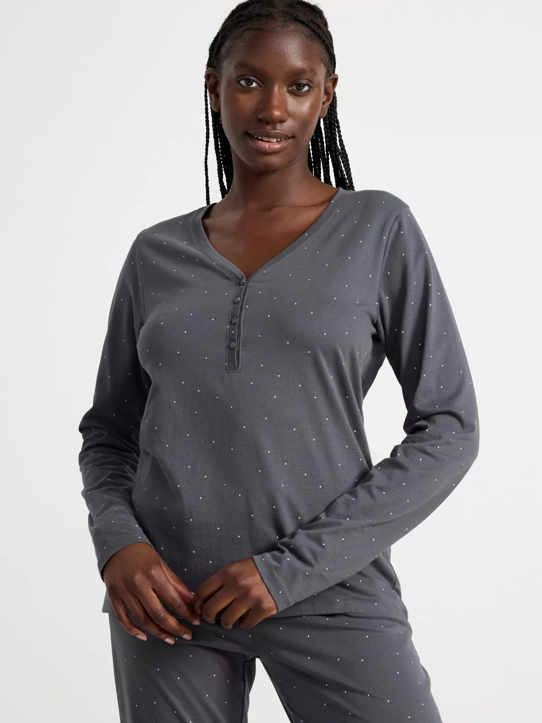 Lindex Nattøy<Pyjamastopp Dark Grey