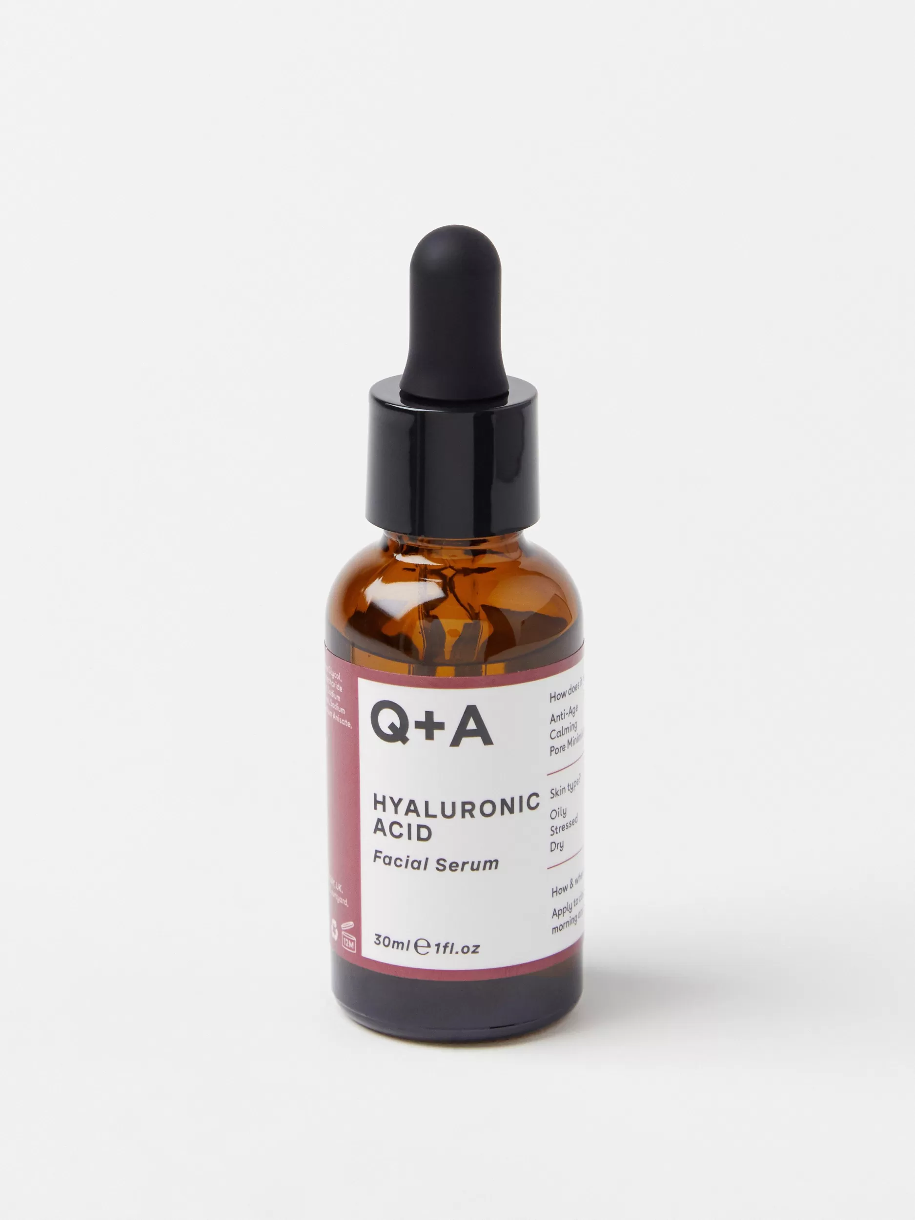 Lindex Hudpleie<Q+A Hyaluronic Acid Facial Serum