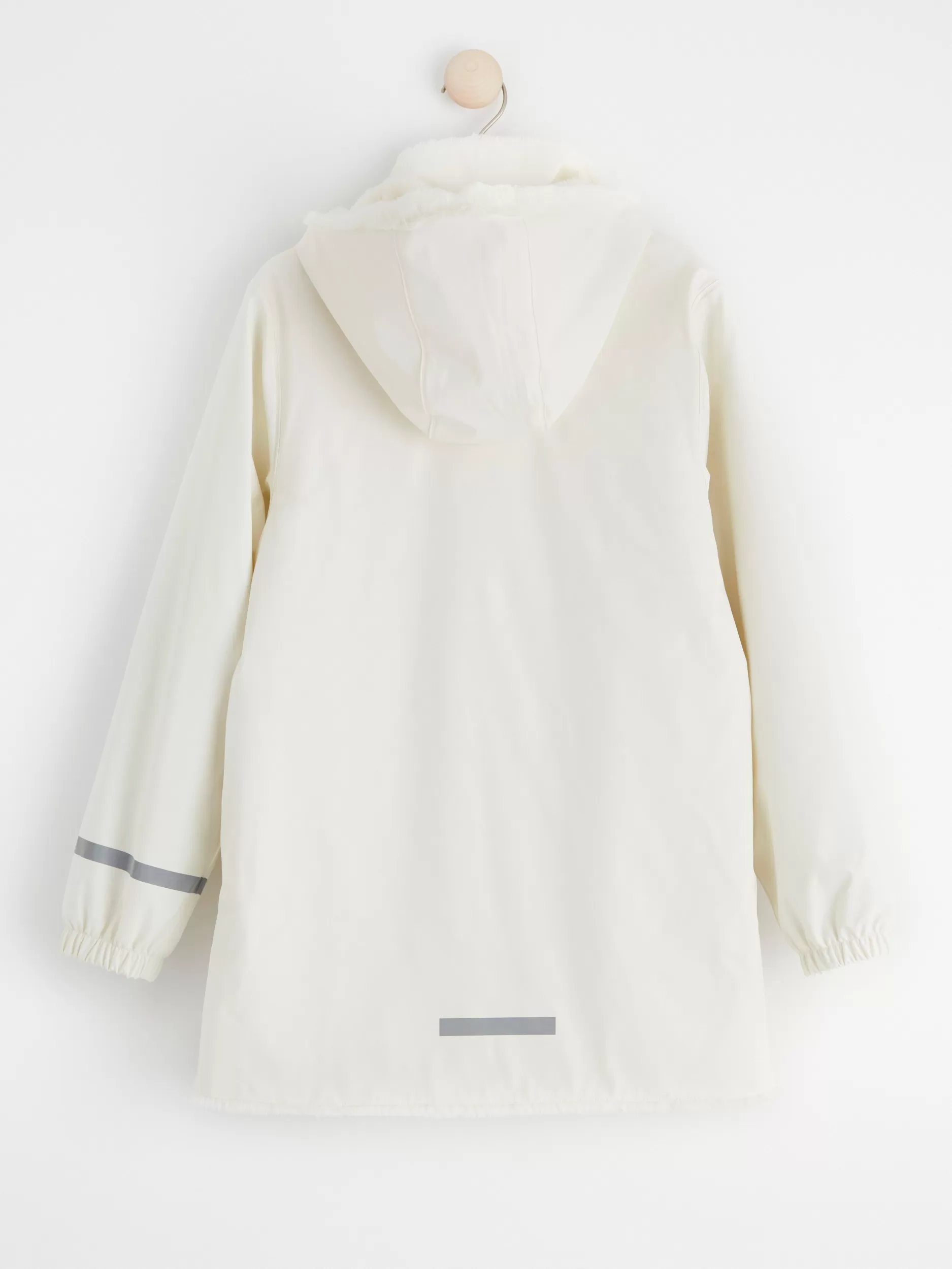 Lindex Alt Regntoy<Regnfrakk Med Fuskepelsfor Light Dusty White
